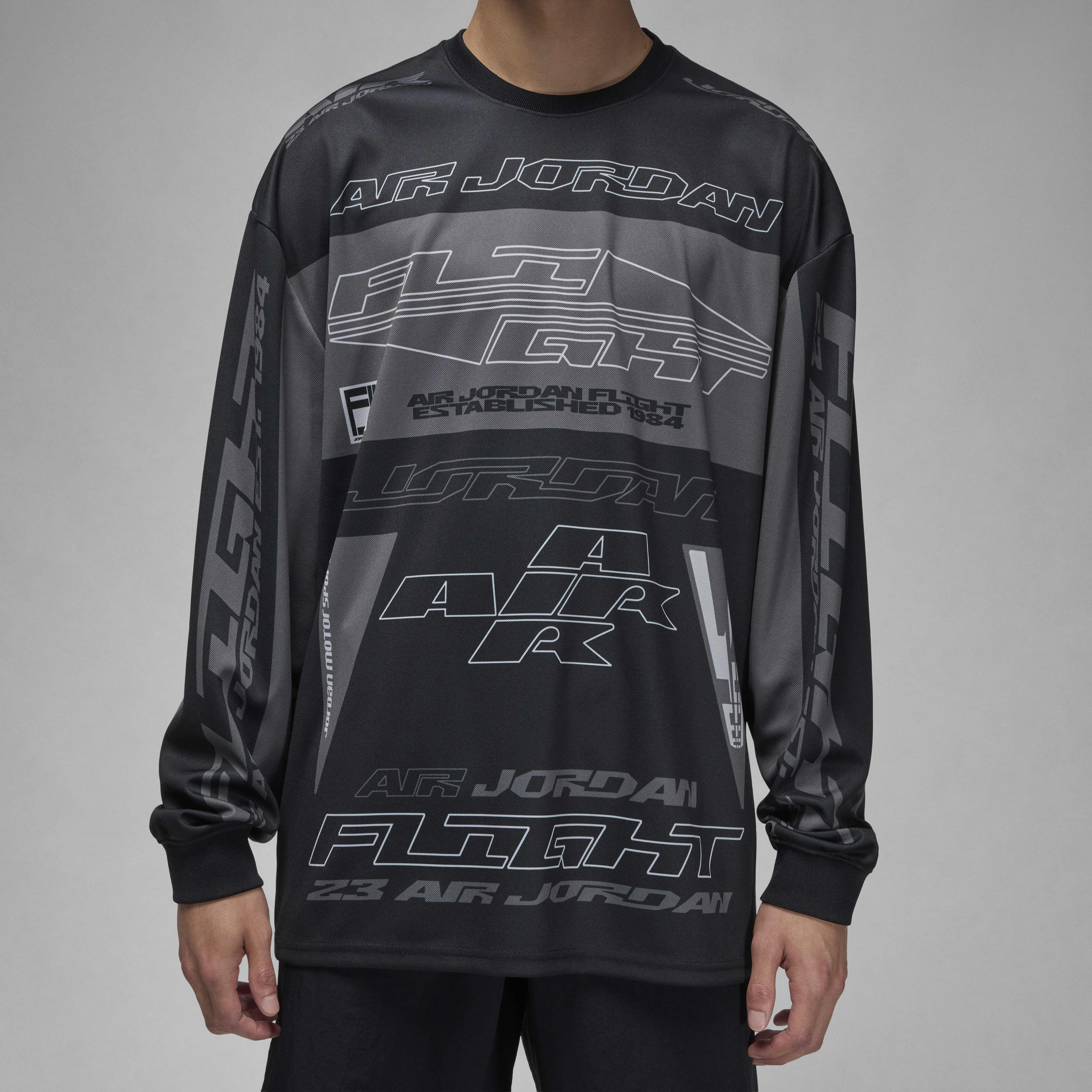 Buy Jordan MVP Men's Printed Long-Sleeve Top - Black/Mineral Slate