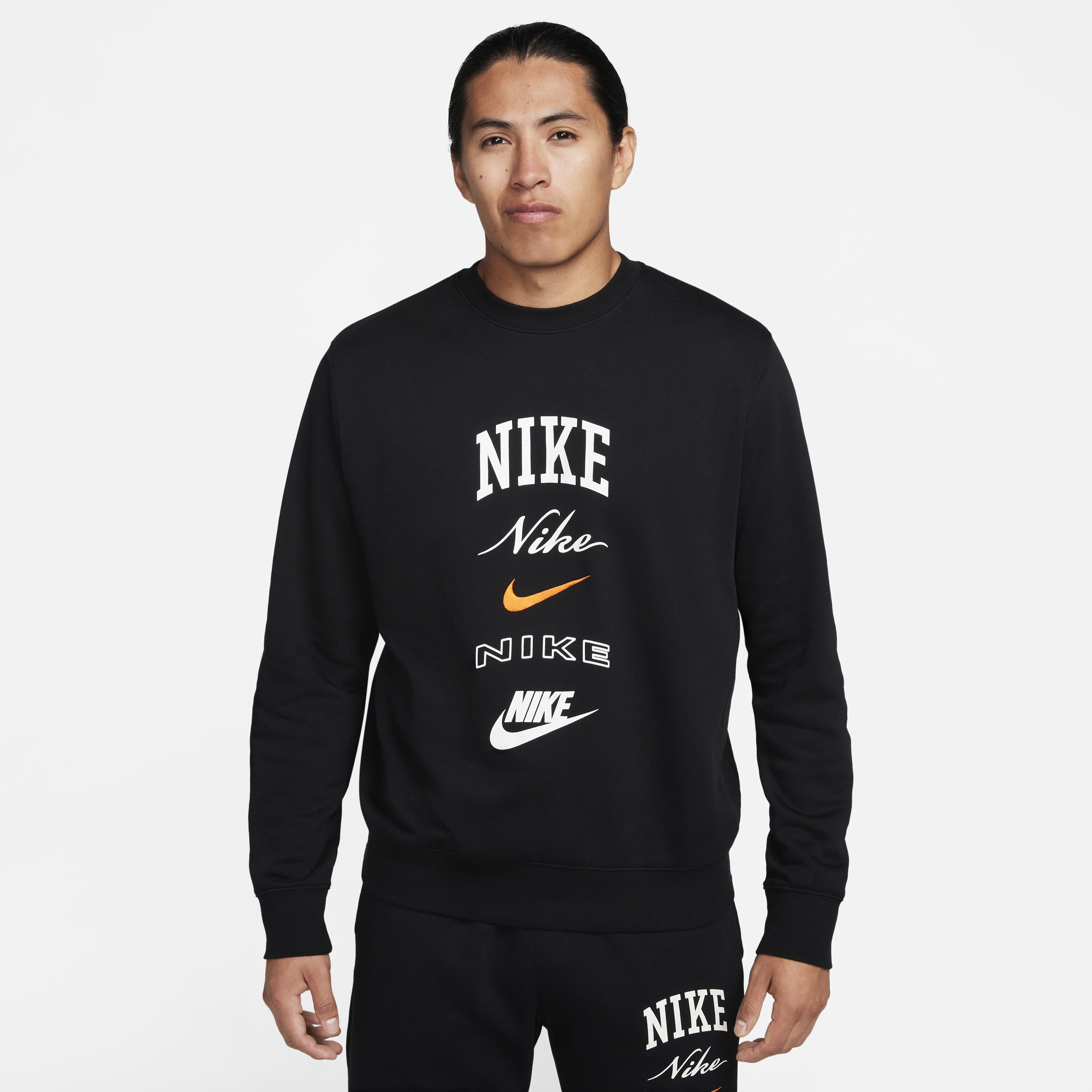 Nike men's team club fleece crew top
