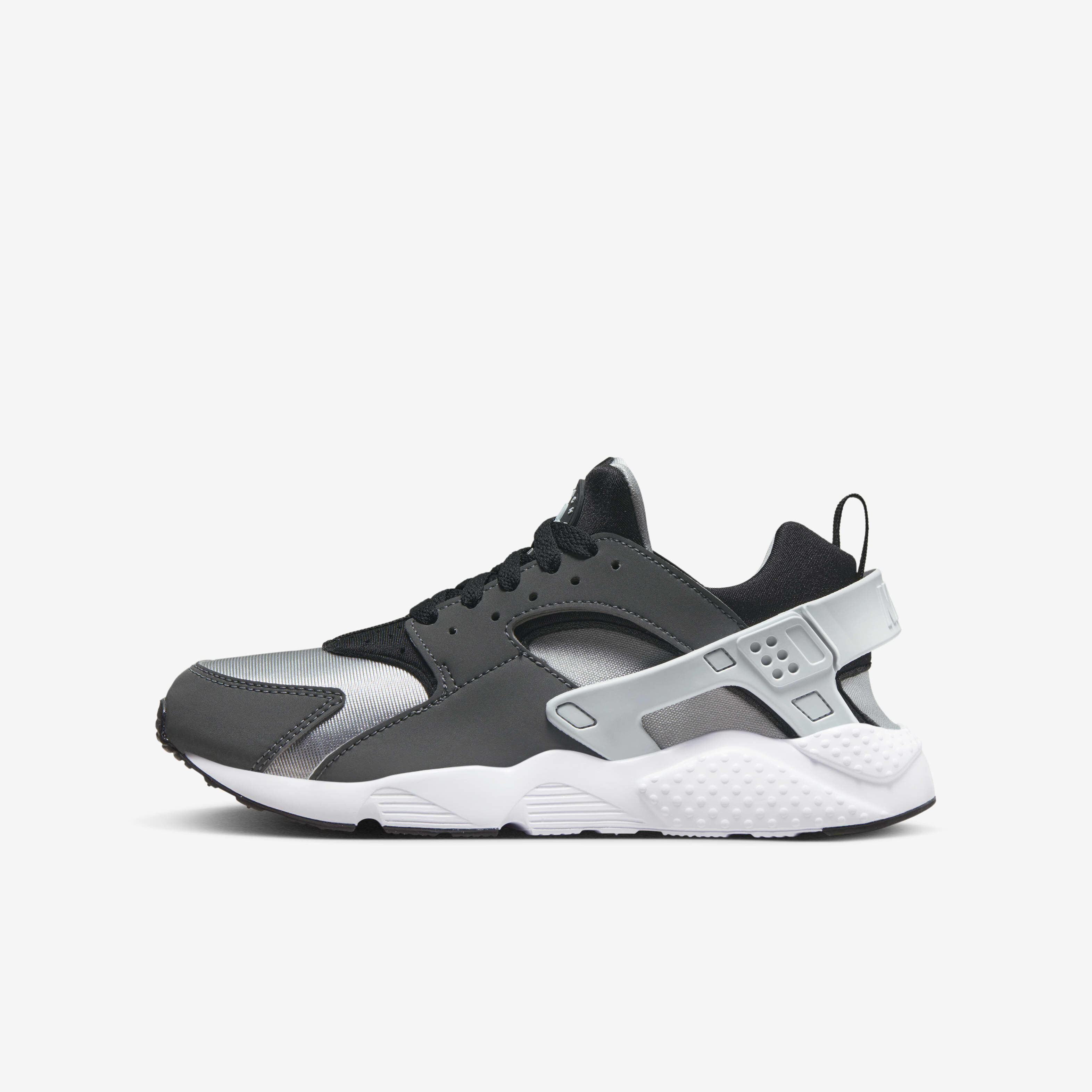 Buy Nike Huarache Run Older Kids' Shoes Black/Light Smoke