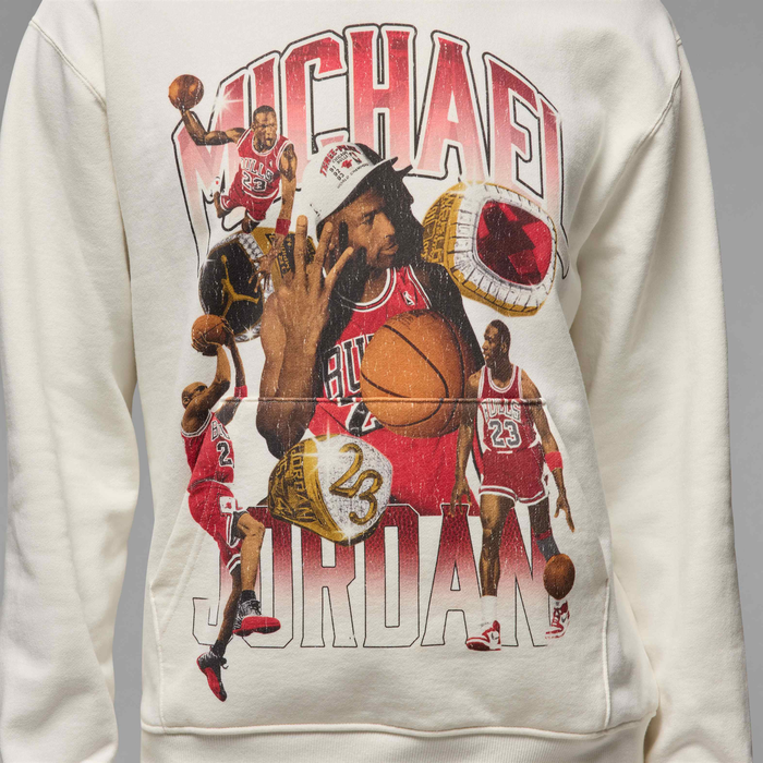 Buy Jordan Flight Fleece Men's Graphic Pullover Hoodie Sail