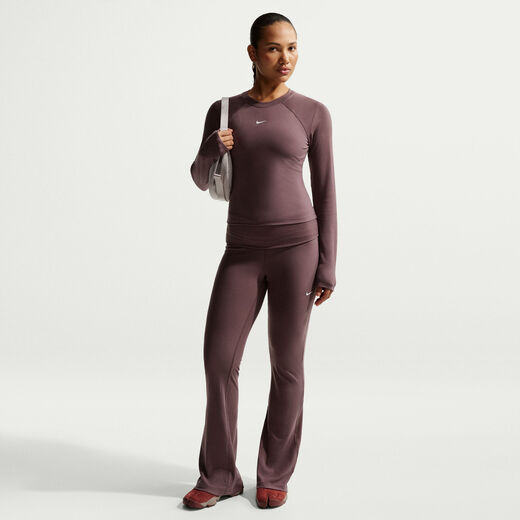 Trousers & Tights-Nike, Nike Sportswear Chill Knit, Women's Mid-Rise Tight Ribbed Trousers
