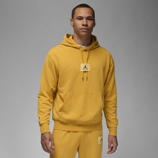 Hoodies & Sweatshirts-JRDN, Jordan Flight Fleece, Men's Washed Pullover Hoodie