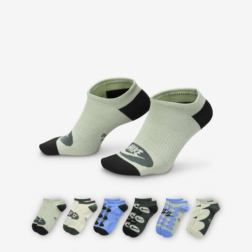 Socks-Nike, Nike Everyday Lightweight, Training No-Show Socks (6 Pairs)
