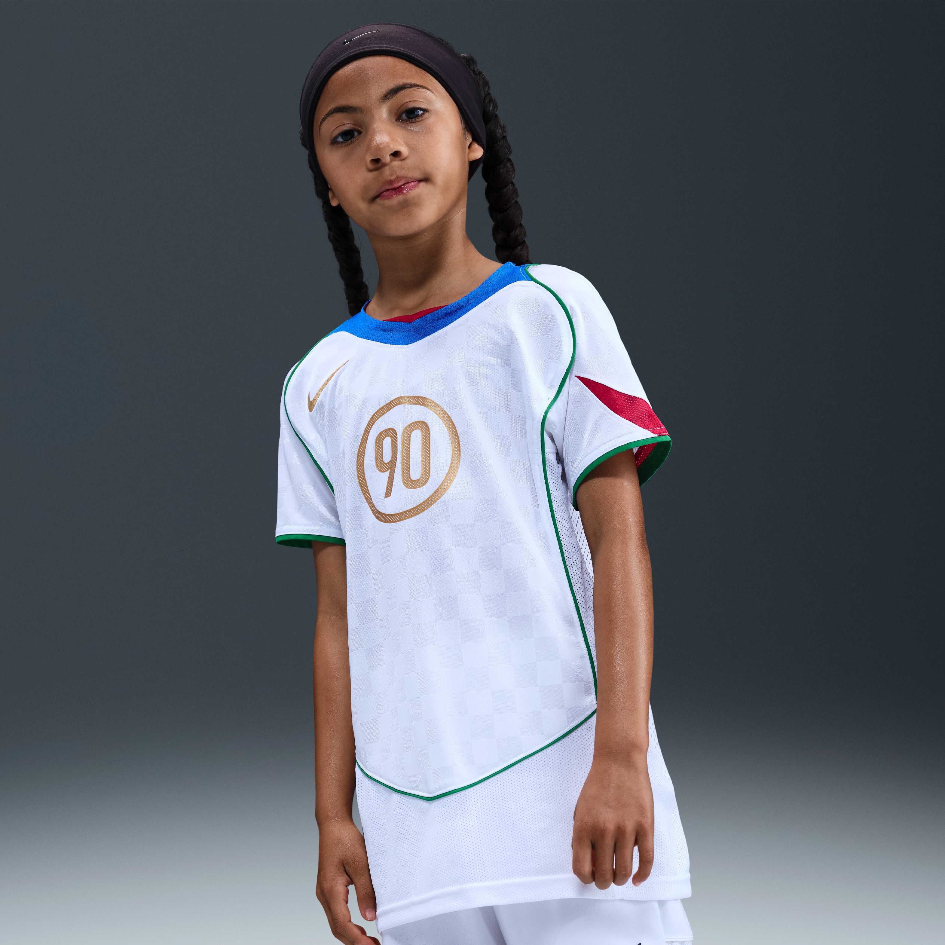 Buy Nike Total 90 Older Kids' Dri-FIT Football Shirt - White