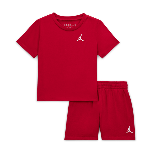 أطقم-جوردن, Jordan Brooklyn Essentials, طقم شورت فرينش تيري قطعتين للأطفال الرضّع - 12-24 أشهر