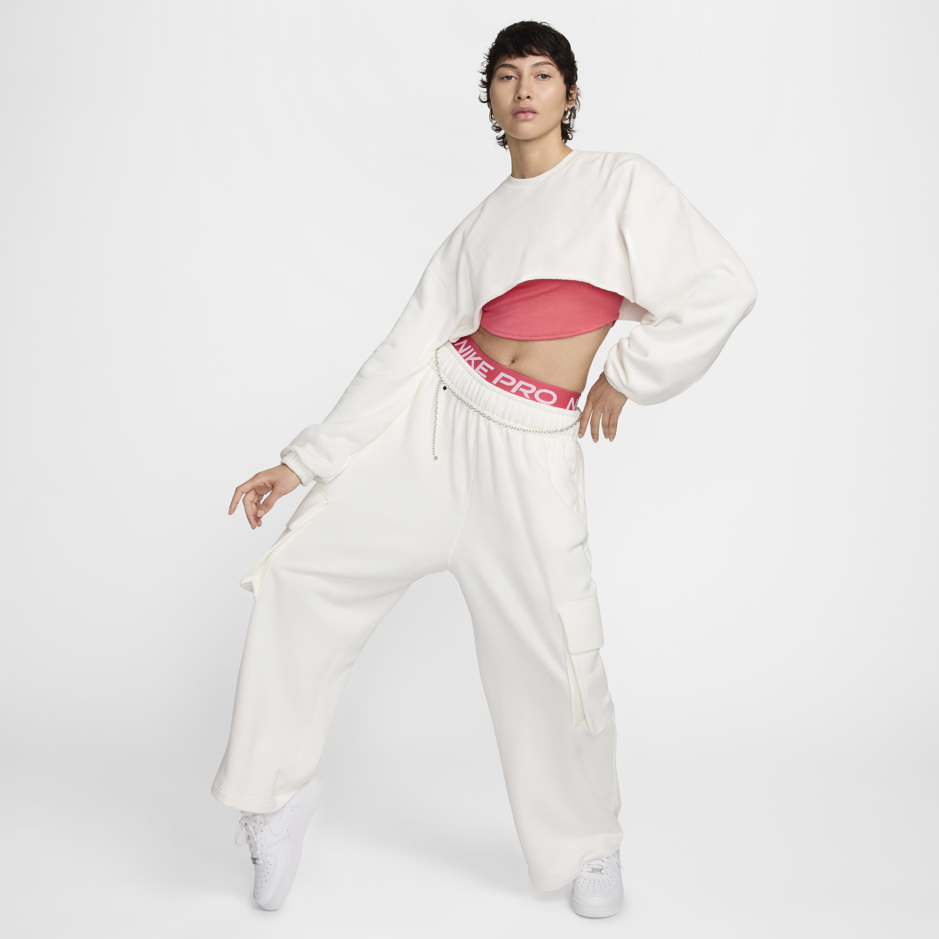 Nike dri fit training shrug hot sale