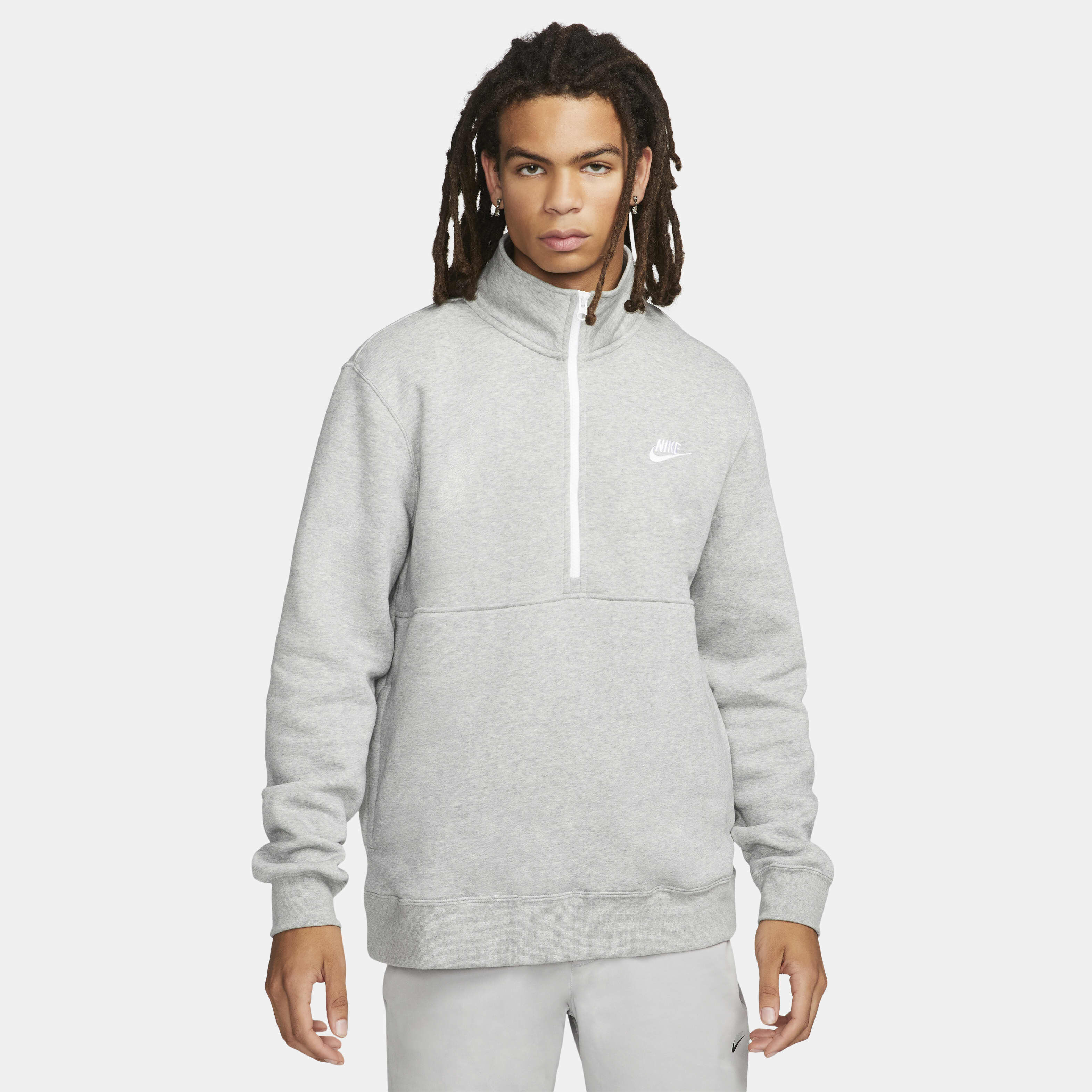 Nike zip back sweatshirt discount