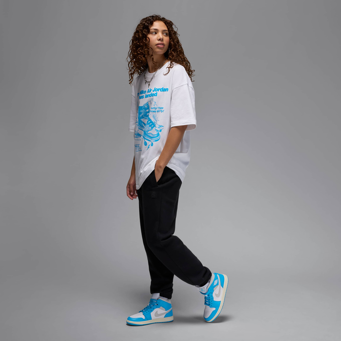 Buy Air Jordan Mid Women's Shoes Dark Powder Blue/White/Sail