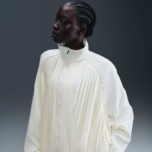 Women's Track Jackets-Nike, Nike Sportswear Collection, Women's Pleated Tracksuit Jacket