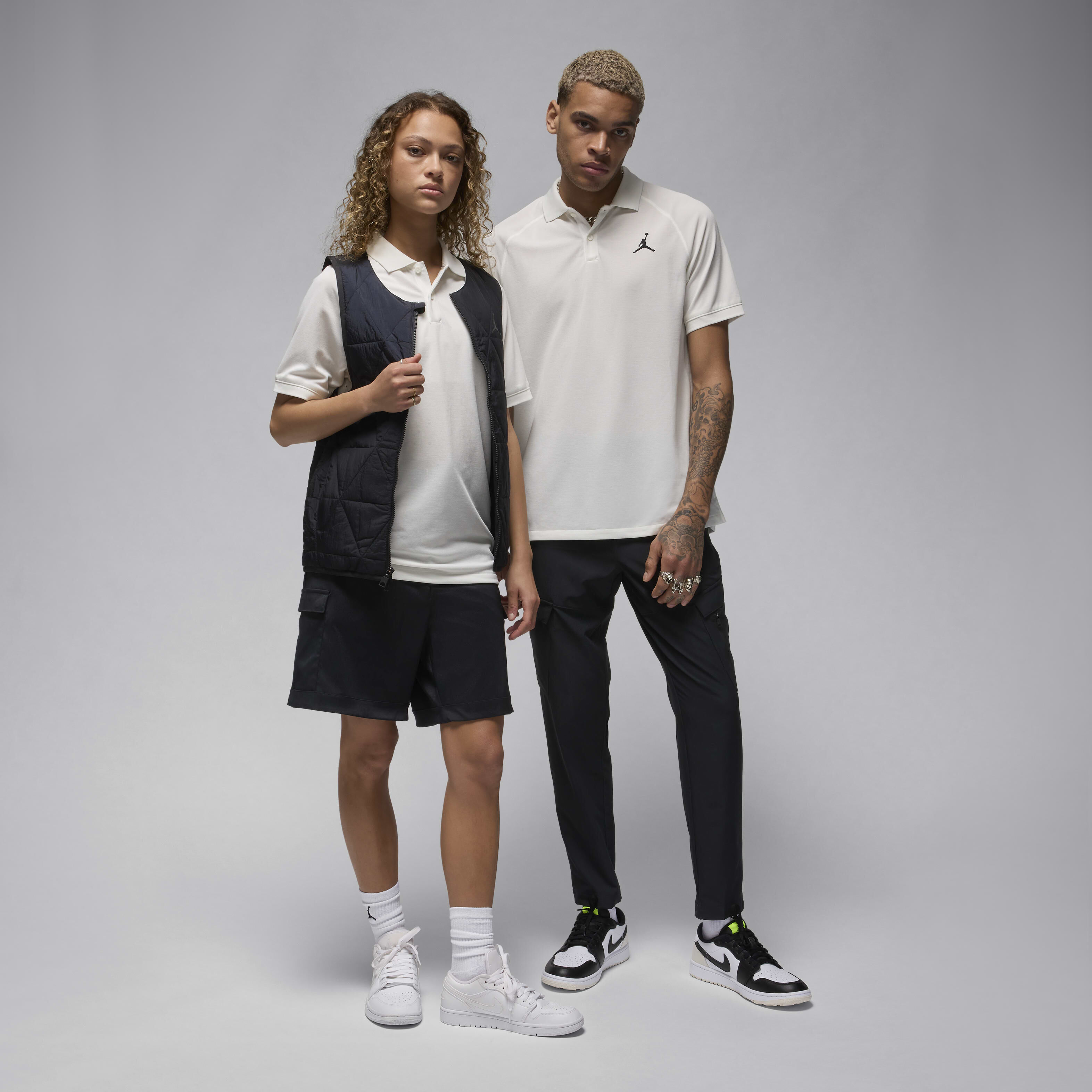 Buy Jordan Dri-FIT Sport Men's Golf Polo Sail/Black Nike Qatar