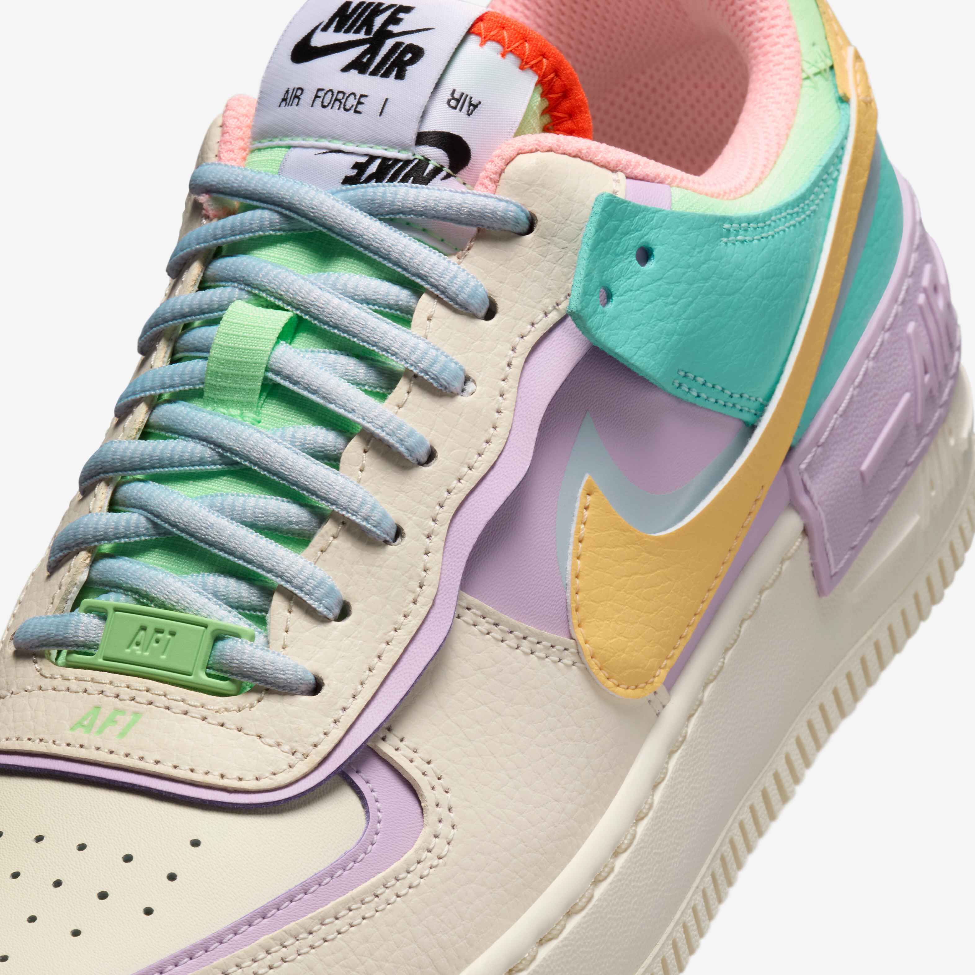 Buy Nike Air Force Shadow Women's Shoes Pale Ivory/Tropical - Main Image