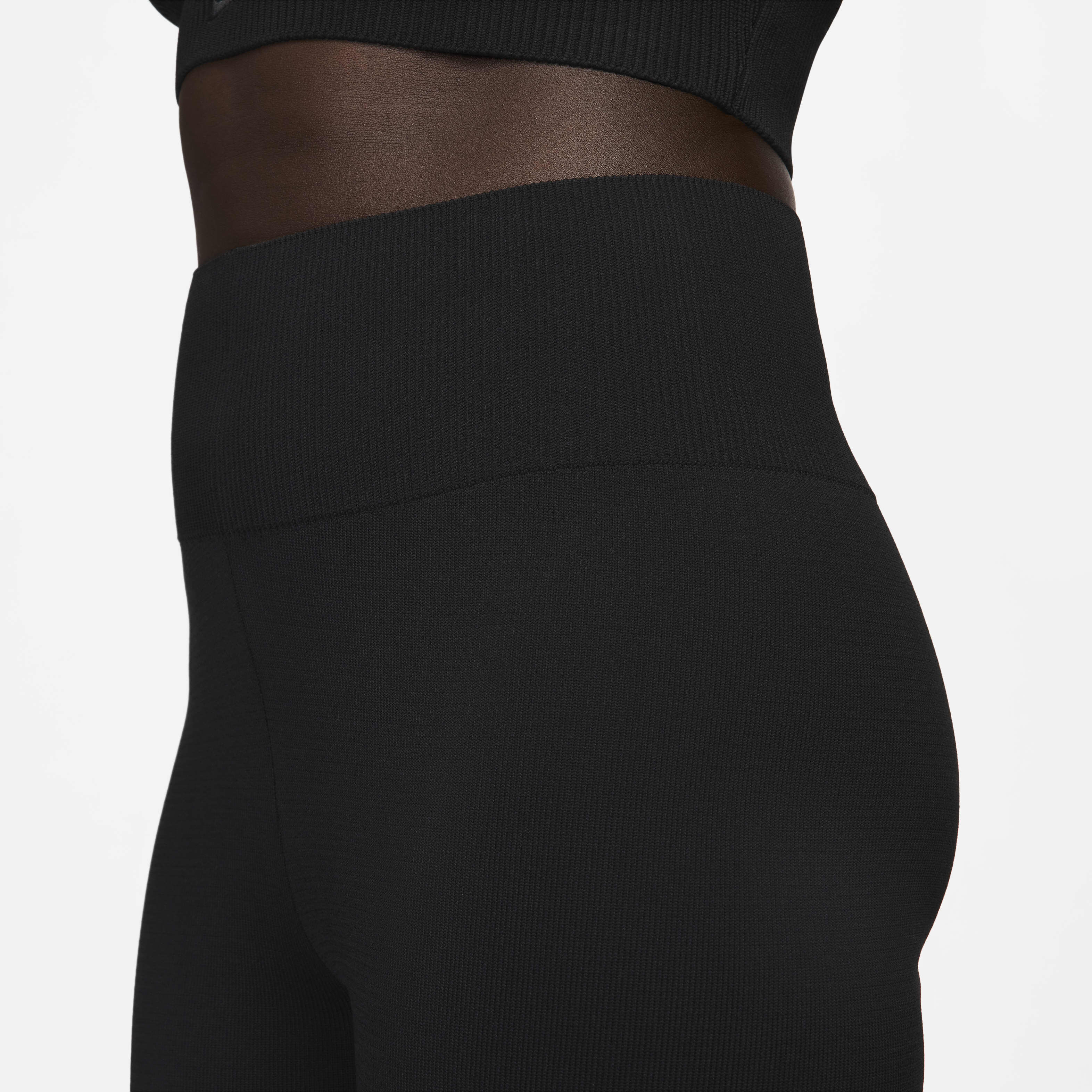 Buy Nike Sportswear Chill Knit Women s Tight High Waisted Jumper Knit Flared Trousers Nike Qatar Official