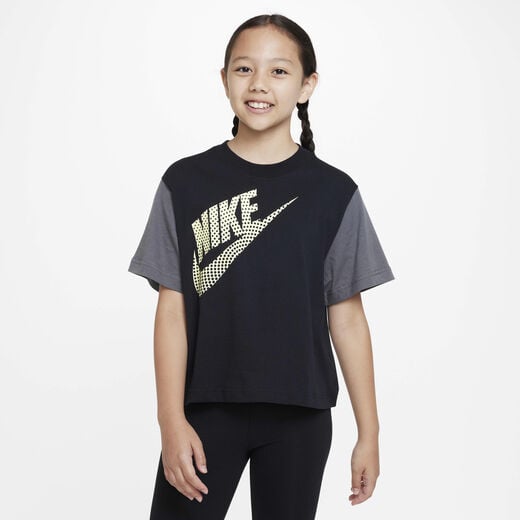 Tops & T-Shirts-Nike, Nike Sportswear Essential, Older Kids' (Girls') Dance T-Shirt