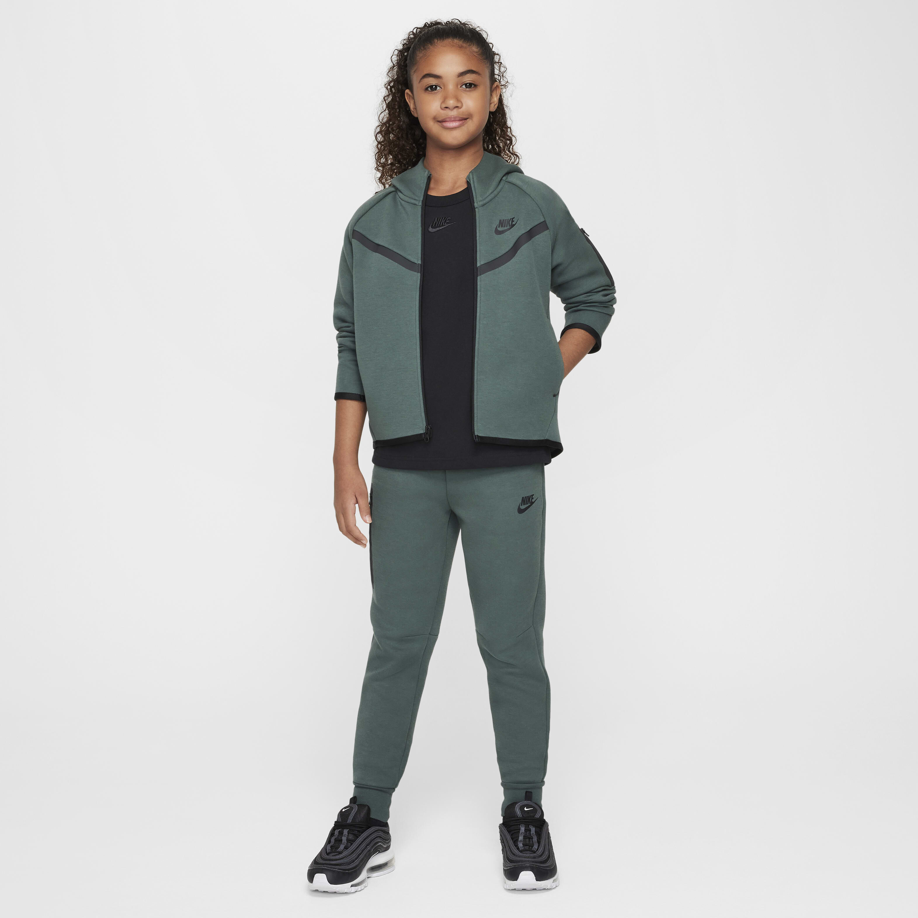 Nike sportswear fleece graphic tracksuit new arrivals