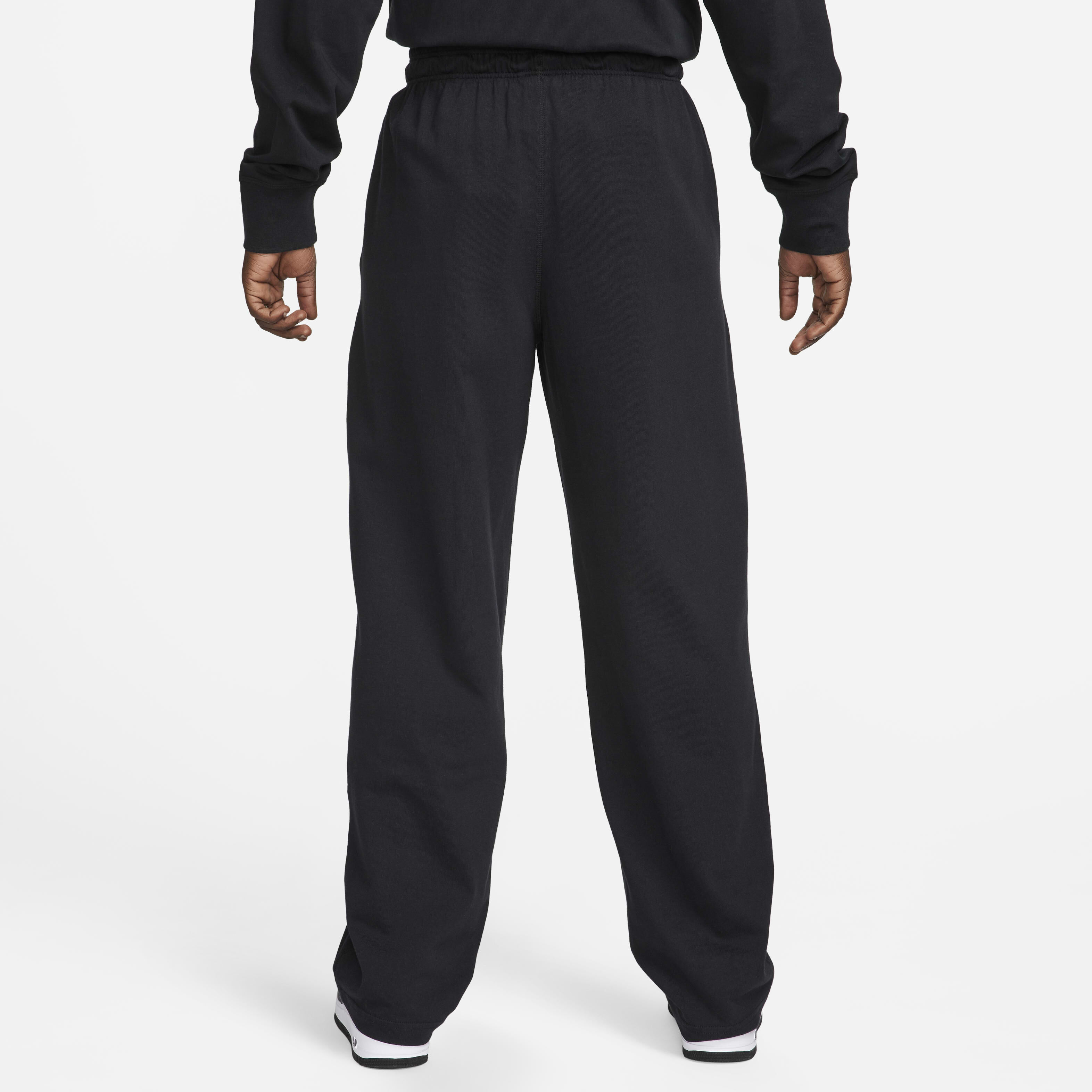 Buy Nike Sportswear Club Men s Knit Open Hem Trousers Nike Qatar Official