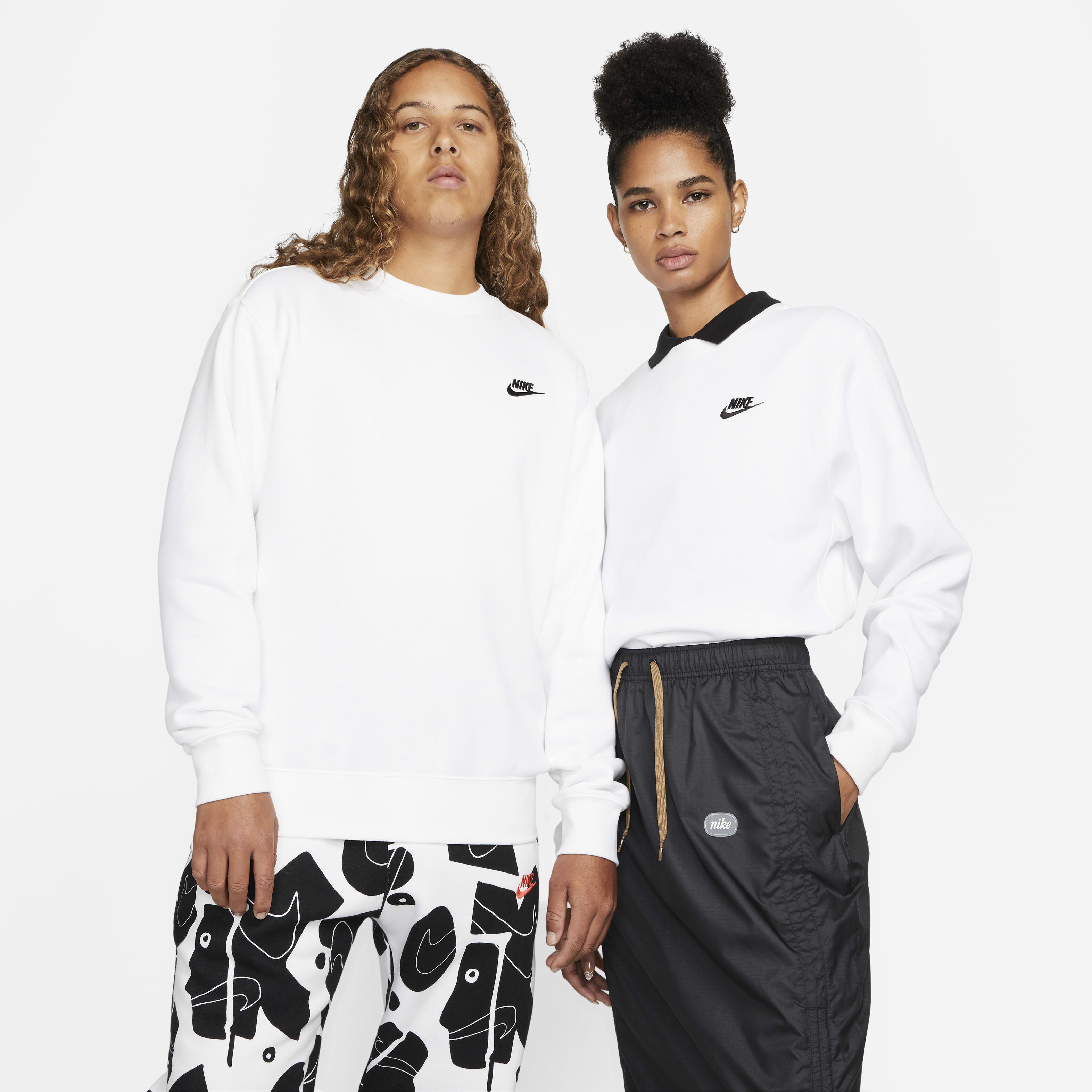 Men's nike club crew fleece cheap