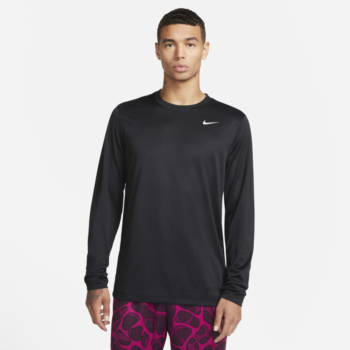 Buy Nike Dri-FIT Legend Men's Long-Sleeve Fitness Top Black