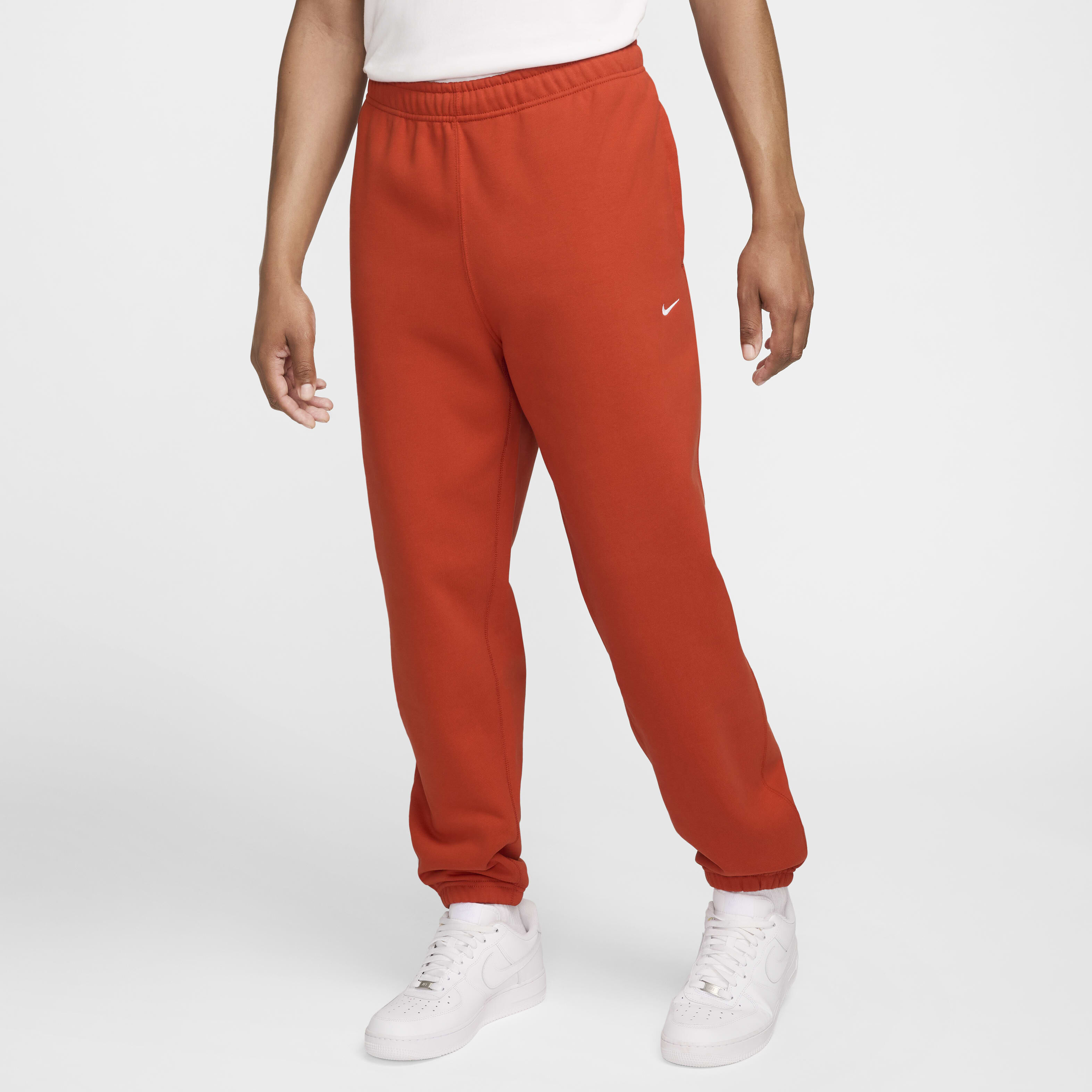 Nike swoosh fleece pants best sale