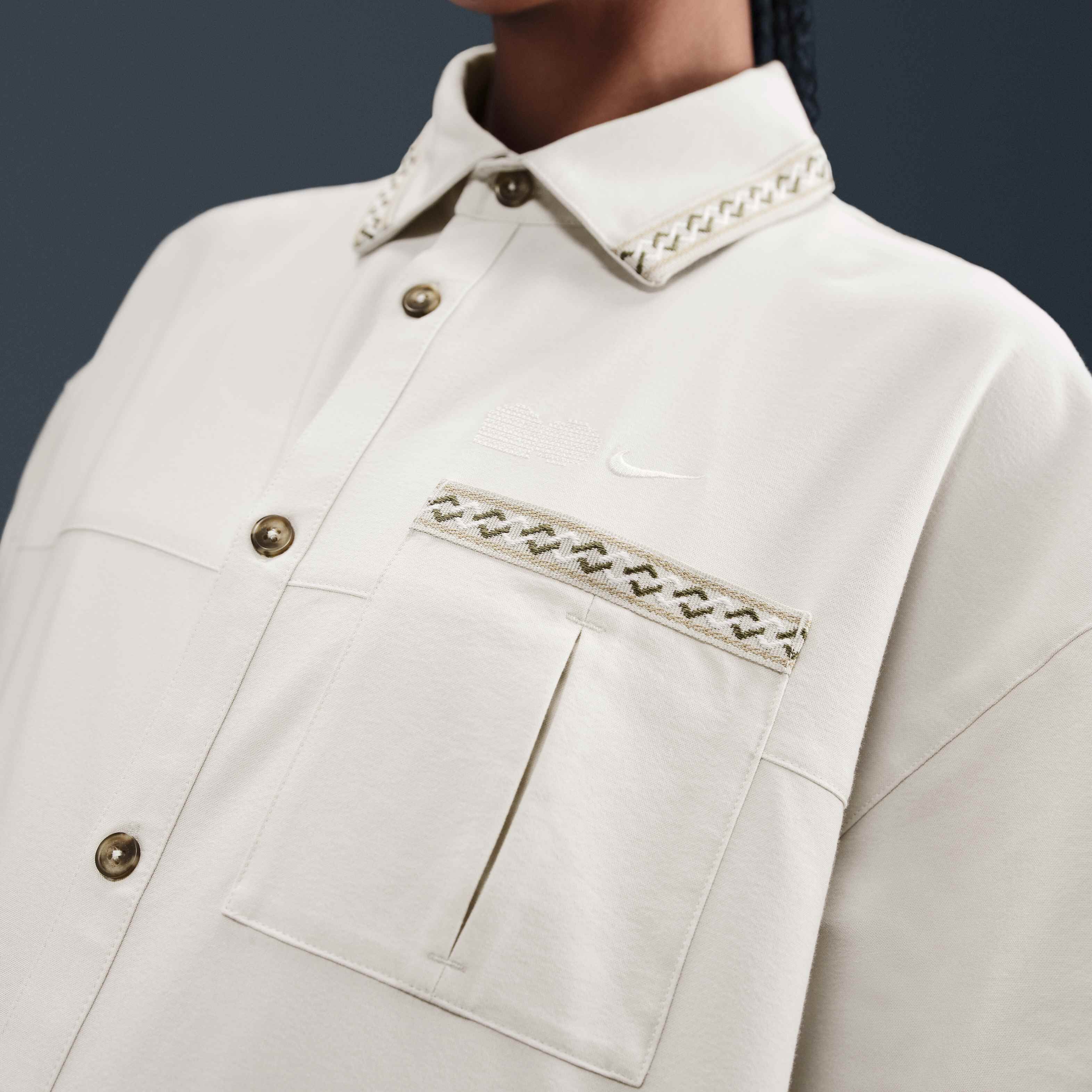 Buy Naomi Osaka Oversized Short-Sleeve Top - Light Bone/Phantom