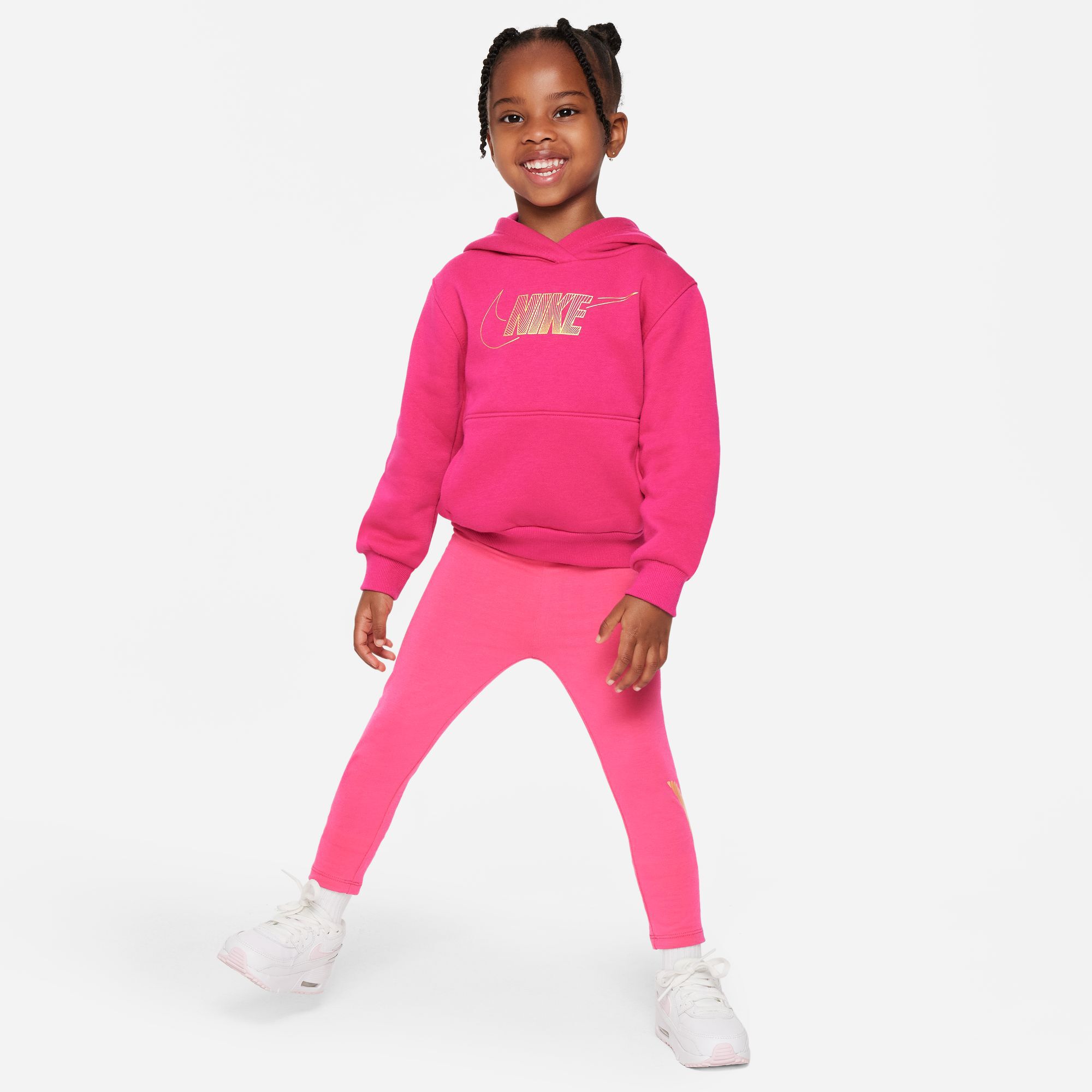 هودي نايكي سبورتسوير كلوب فليس هوليدي شاين image number 3