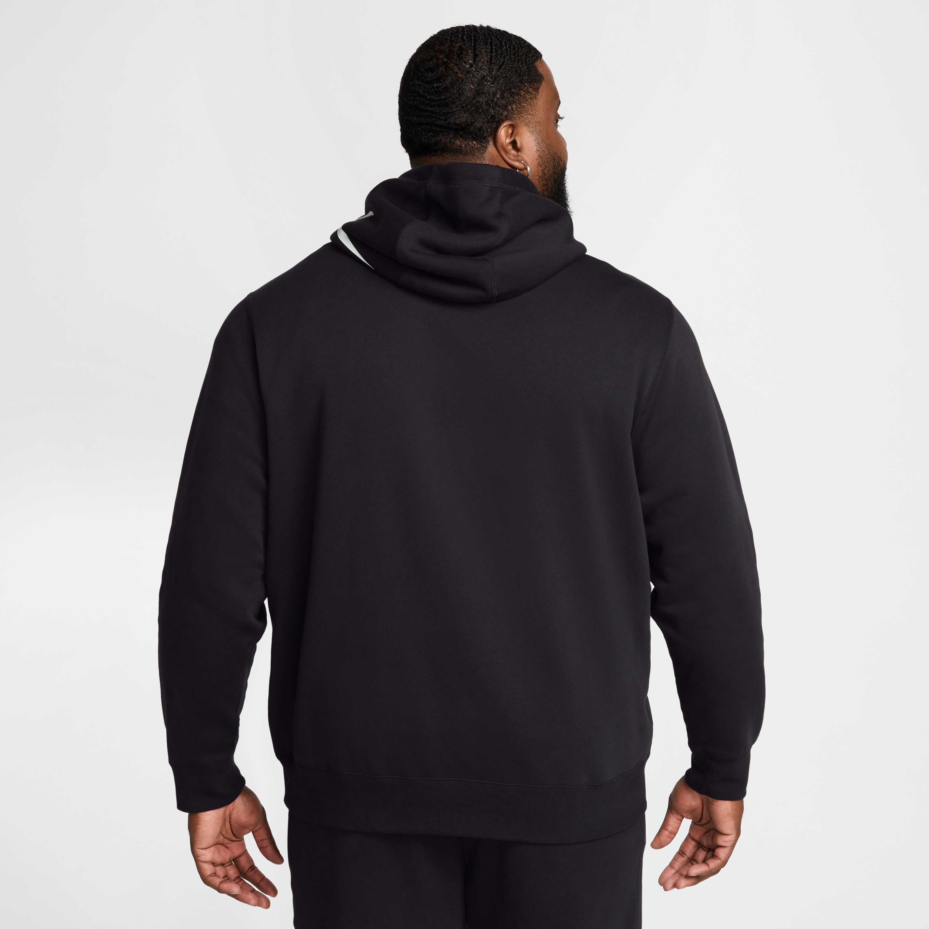 Buy Ja Men's Fleece Basketball Hoodie - Black/Light Silver