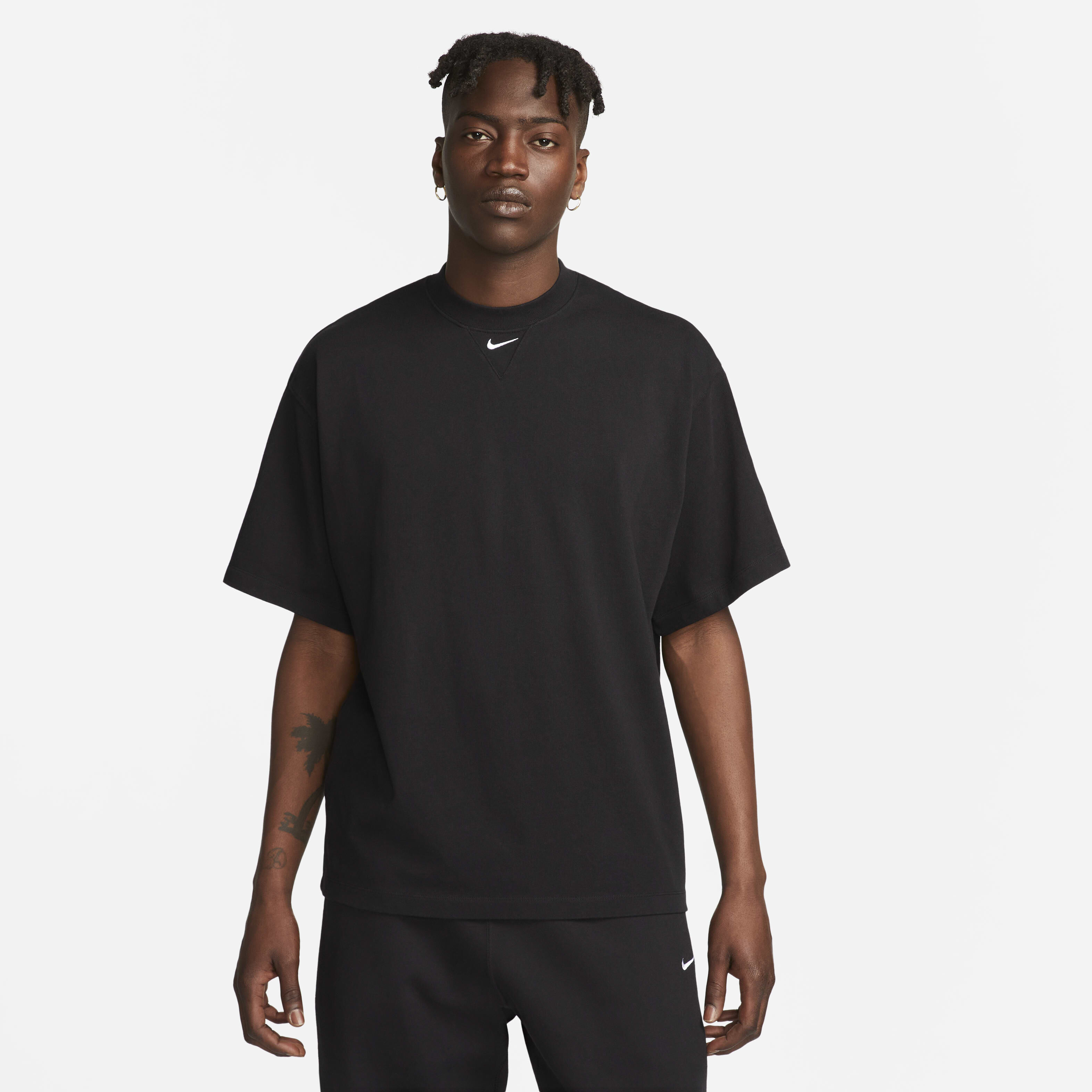 Buy Nike Solo Swoosh Men's Short-Sleeve Heavyweight Top - Black