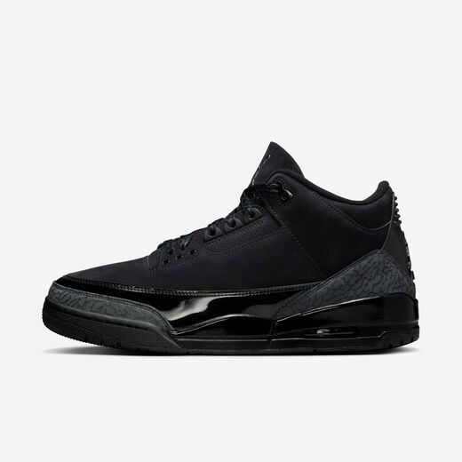 Air Jordan 3 Retro-JRDN, Air Jordan 3 'Black Cat', Men's Shoes