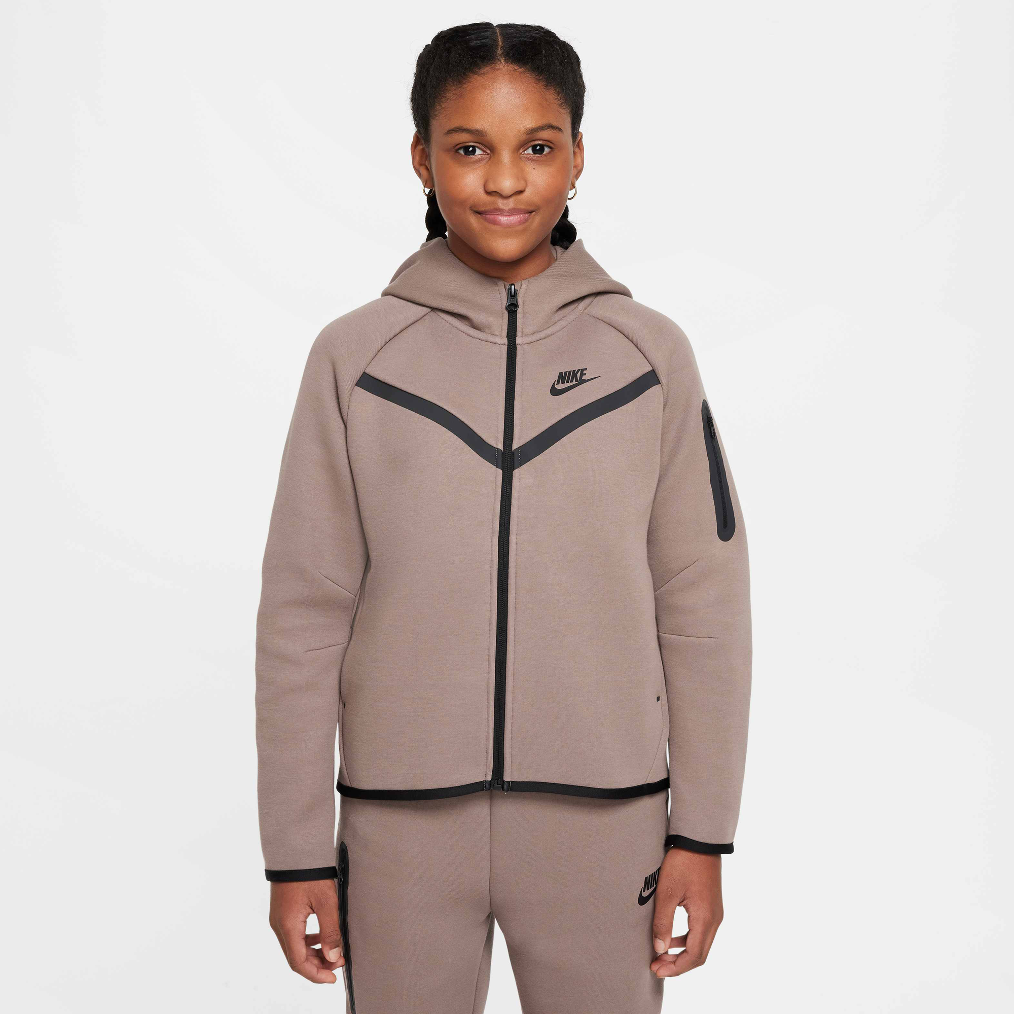 Buy Nike Sportswear Tech Fleece Girls' Full-Zip Hoodie