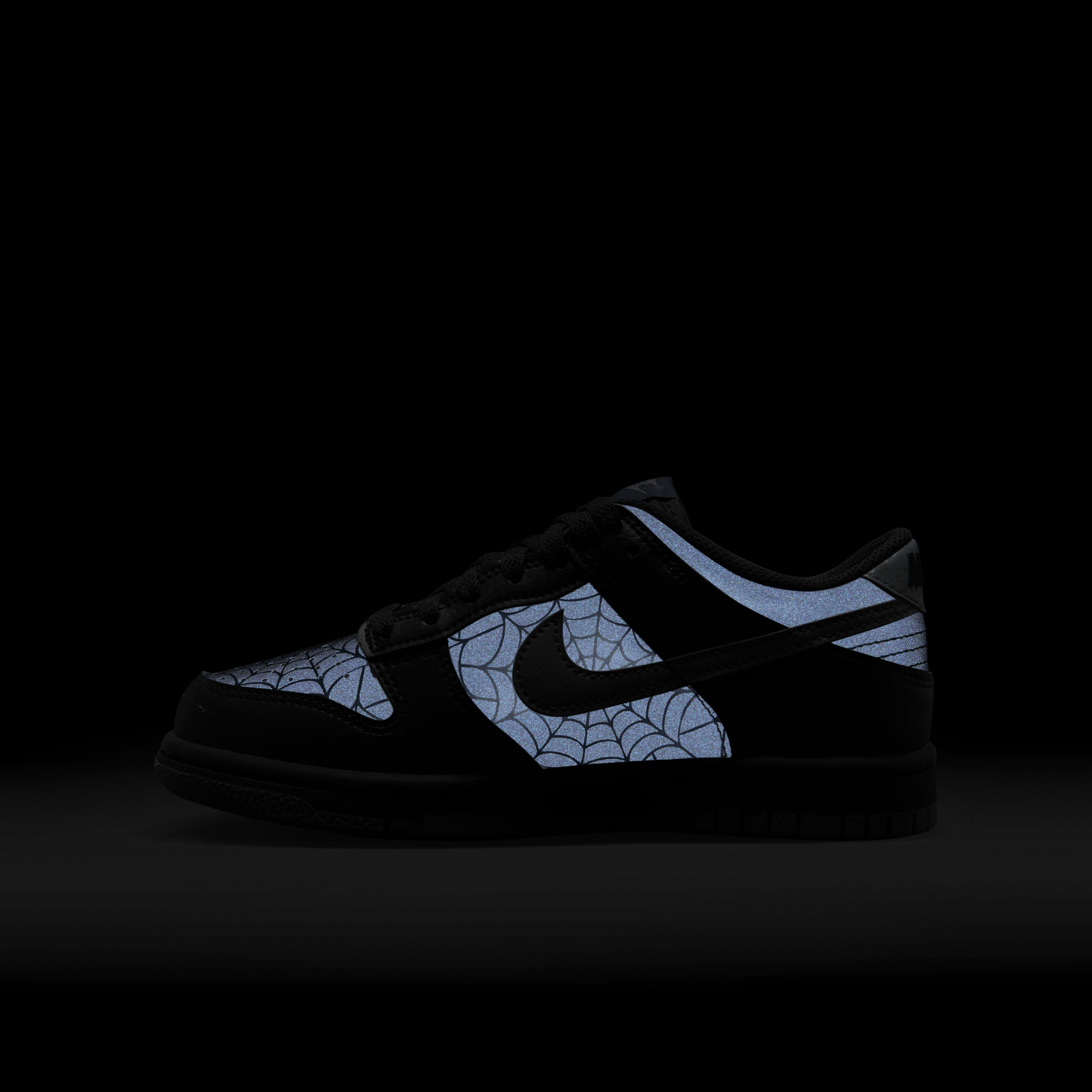 Buy Nike Dunk Low Older Kids' Shoes - Black/Dark Obsidian
