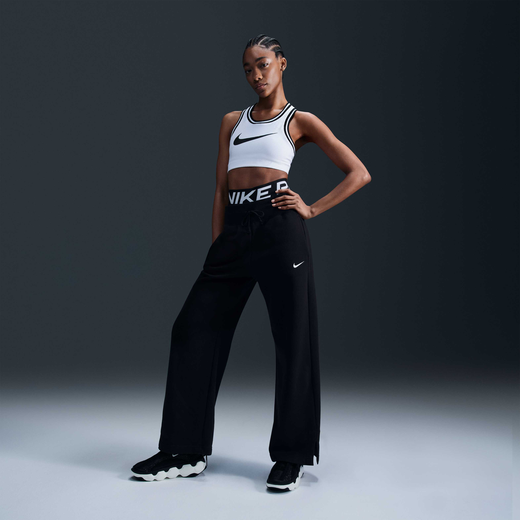 Trousers & Tights-Nike, Nike Sportswear Phoenix Fleece, Women's High-Waisted Wide-Leg Tracksuit Bottoms