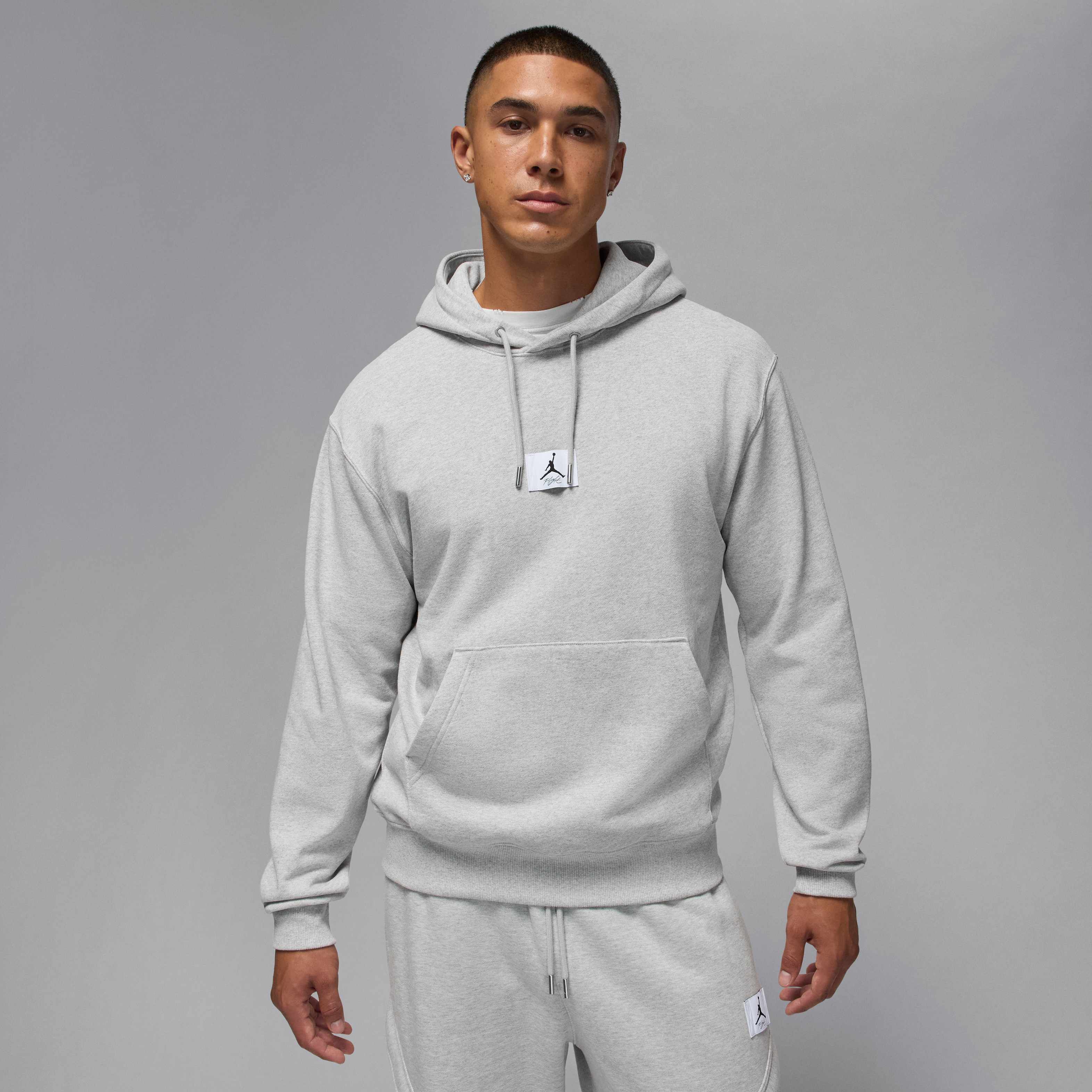 Buy Jordan Flight Fleece Men's Pullover Hoodie - Grey