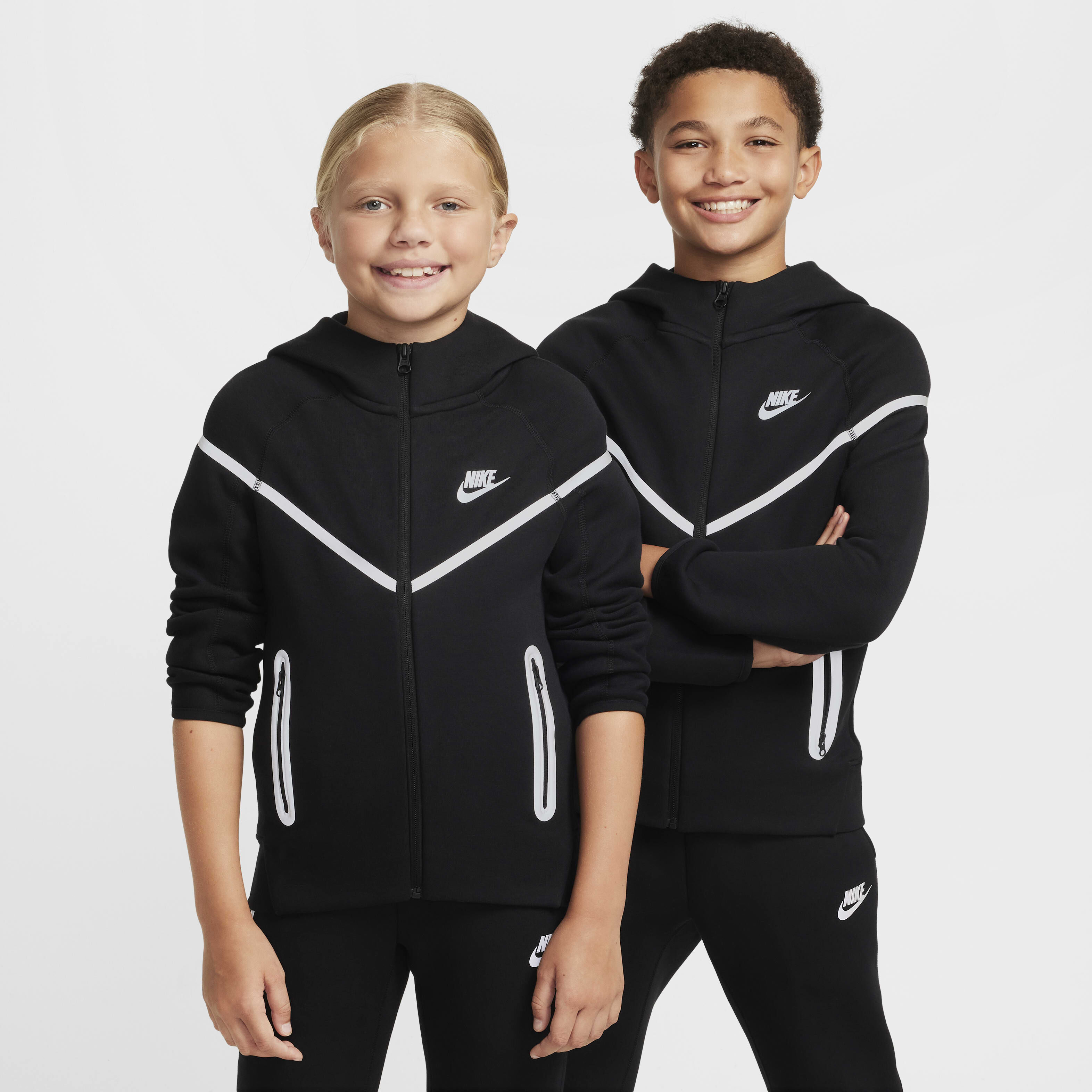 Buy Nike Sportswear Tech Fleece Older Kids Boys Reflective Design Full Zip Hoodie Nike Qatar Official