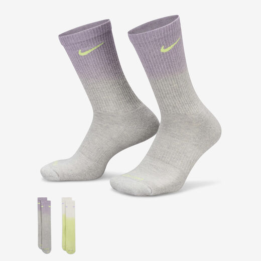 Socks-Nike, Nike Everyday Plus, Cushioned Crew Socks (2 Pairs)