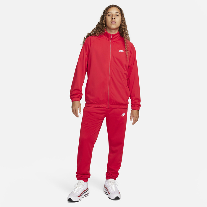 Buy Nike Club Men's Poly-Knit Tracksuit University Red/White