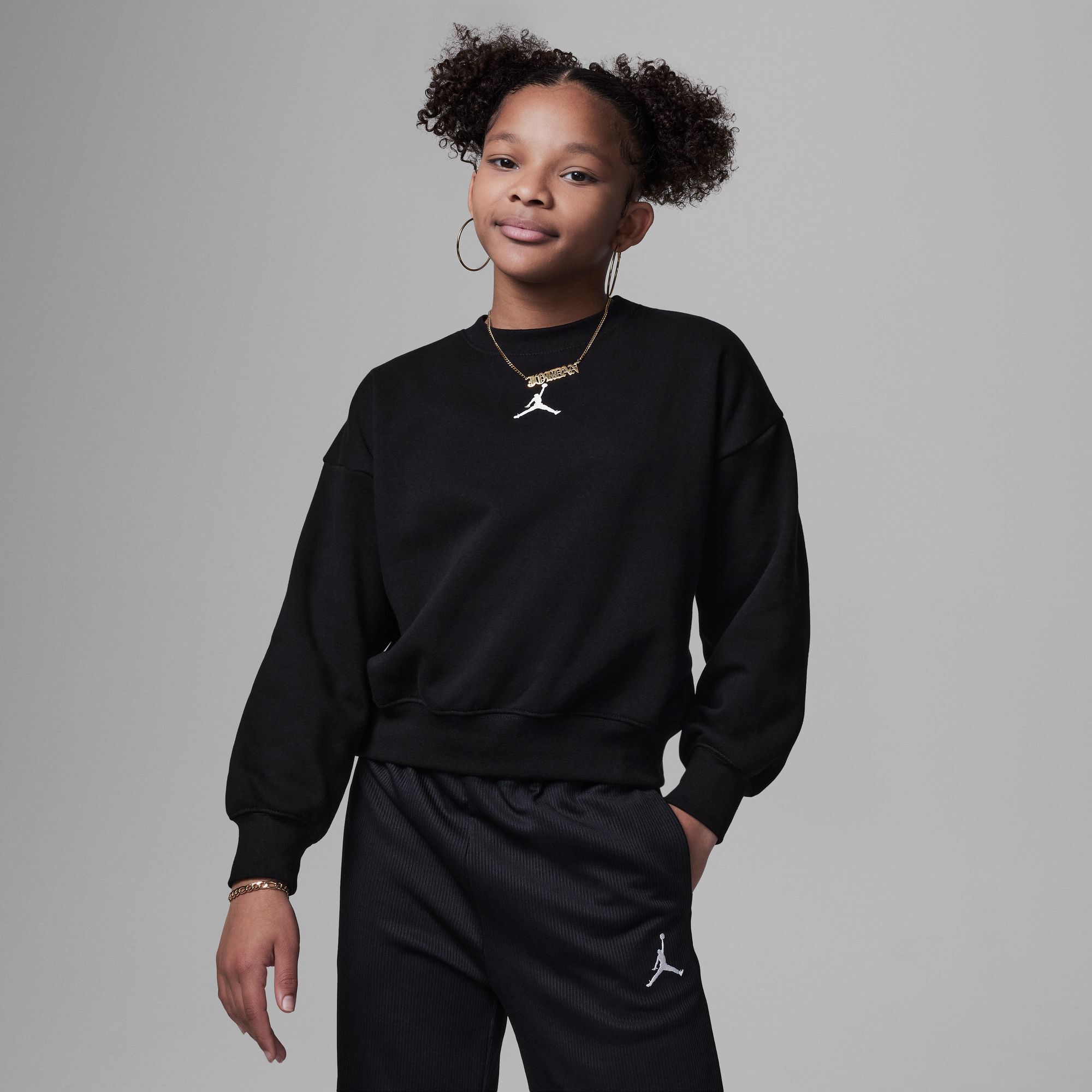 Jordan Icon Play Oversized Crew image number 0