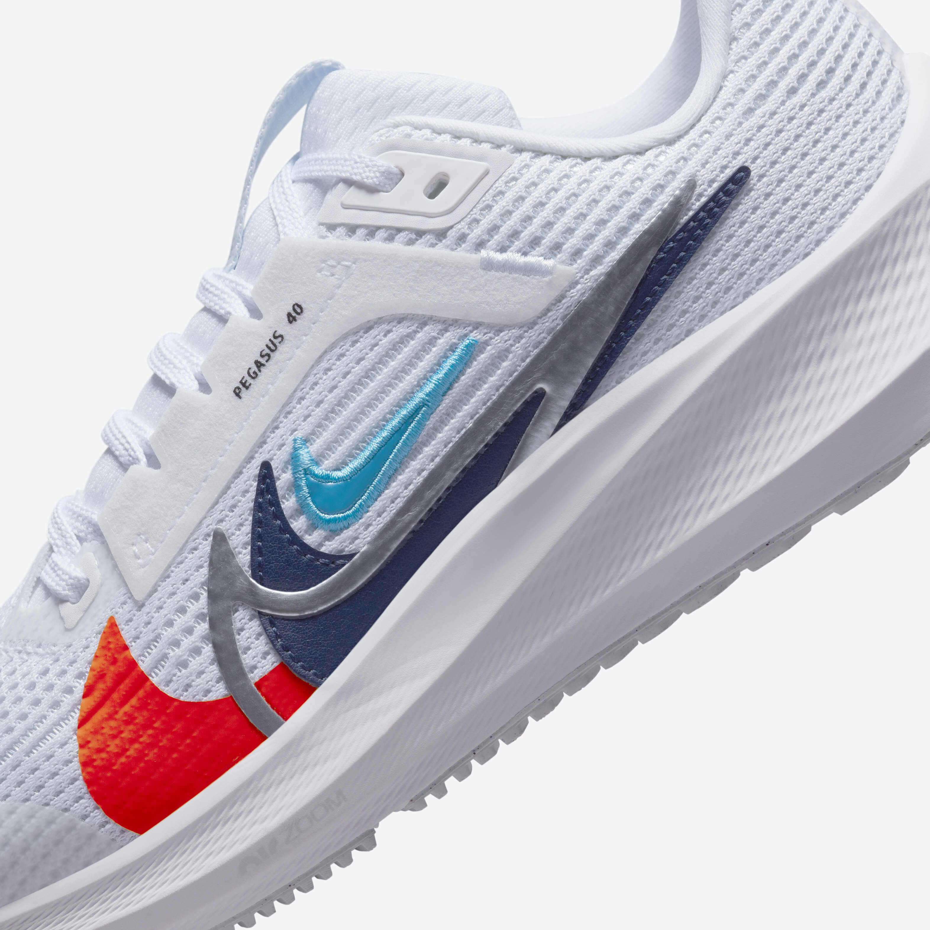 Nike running air zoom pegasus sneakers in gray hotsell