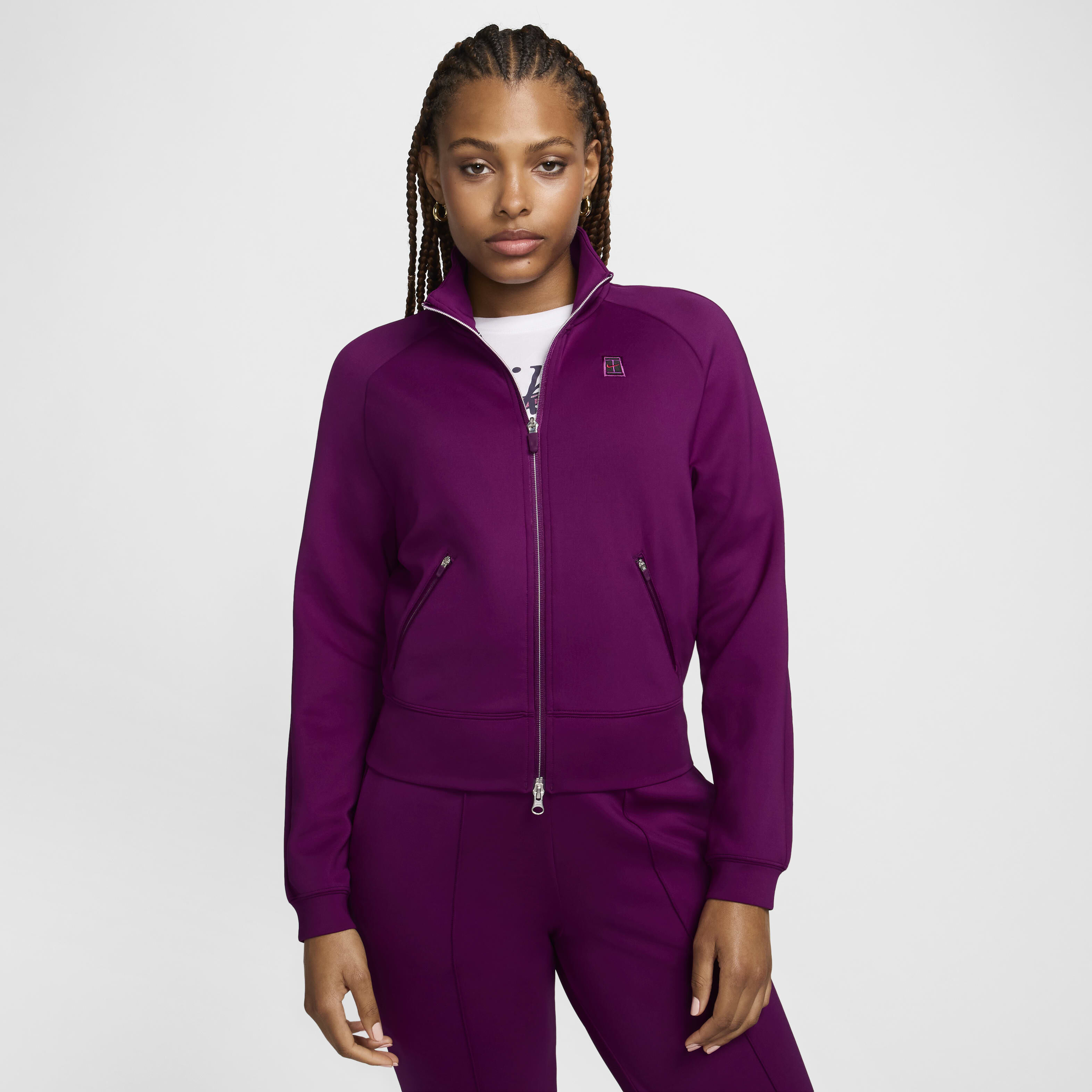 Buy NikeCourt Women s Full Zip Tennis Jacket Nike Qatar Official