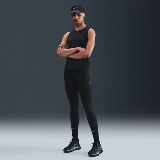 بناطيل ضيقة-نايكي, نايكي تريل, ليقنز الجري بخصر مرتفع وطول 7/8 للنساء