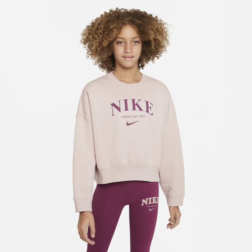Hoodies & Sweatshirts-Nike, Nike Sportswear, Older Kids' (Girls') Fleece Sweatshirt