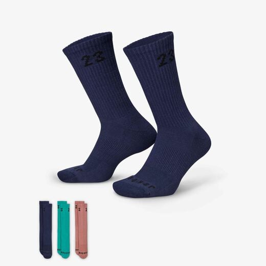 Men's Socks-JRDN, Jordan Essentials, Crew Socks (3 Pairs)