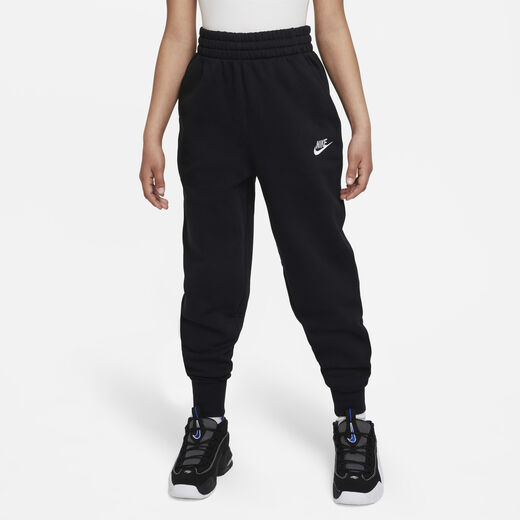 Trousers & Tights-Nike, Nike Sportswear Club Fleece, Older Kids' (Girls') High-Waisted Fitted Trousers