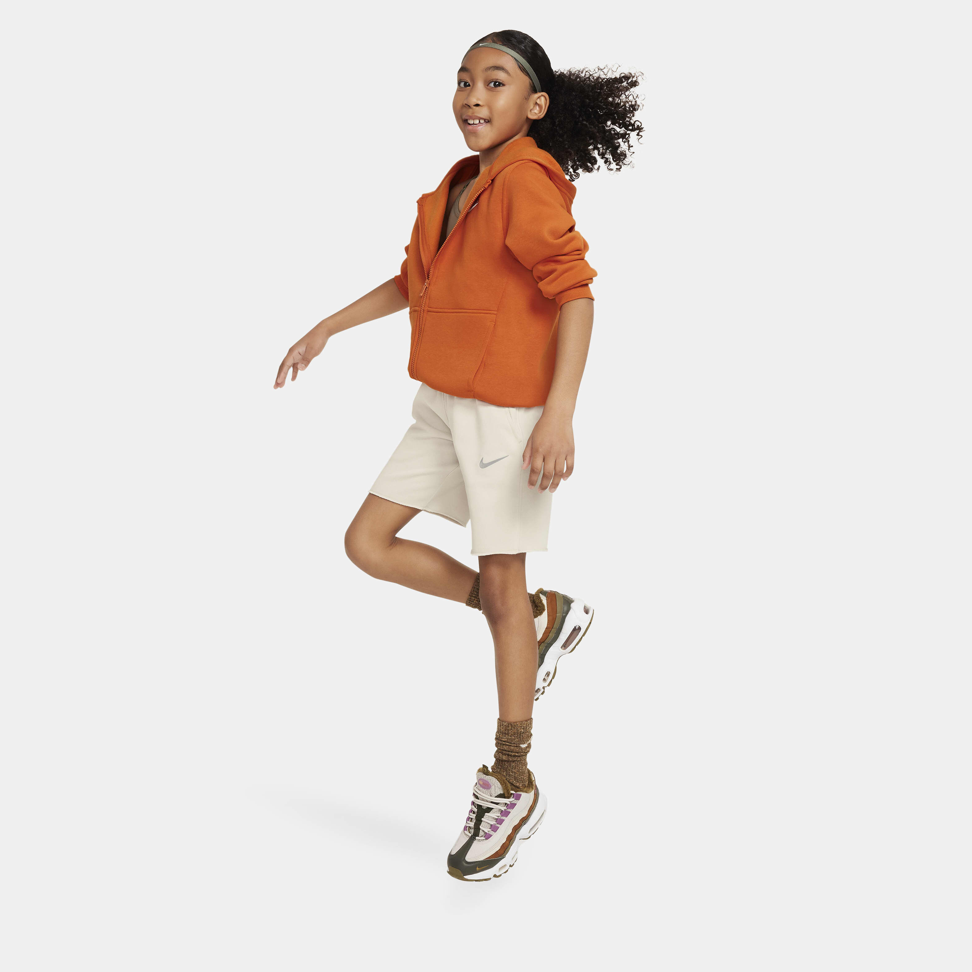 Nike sweat shorts girls shop