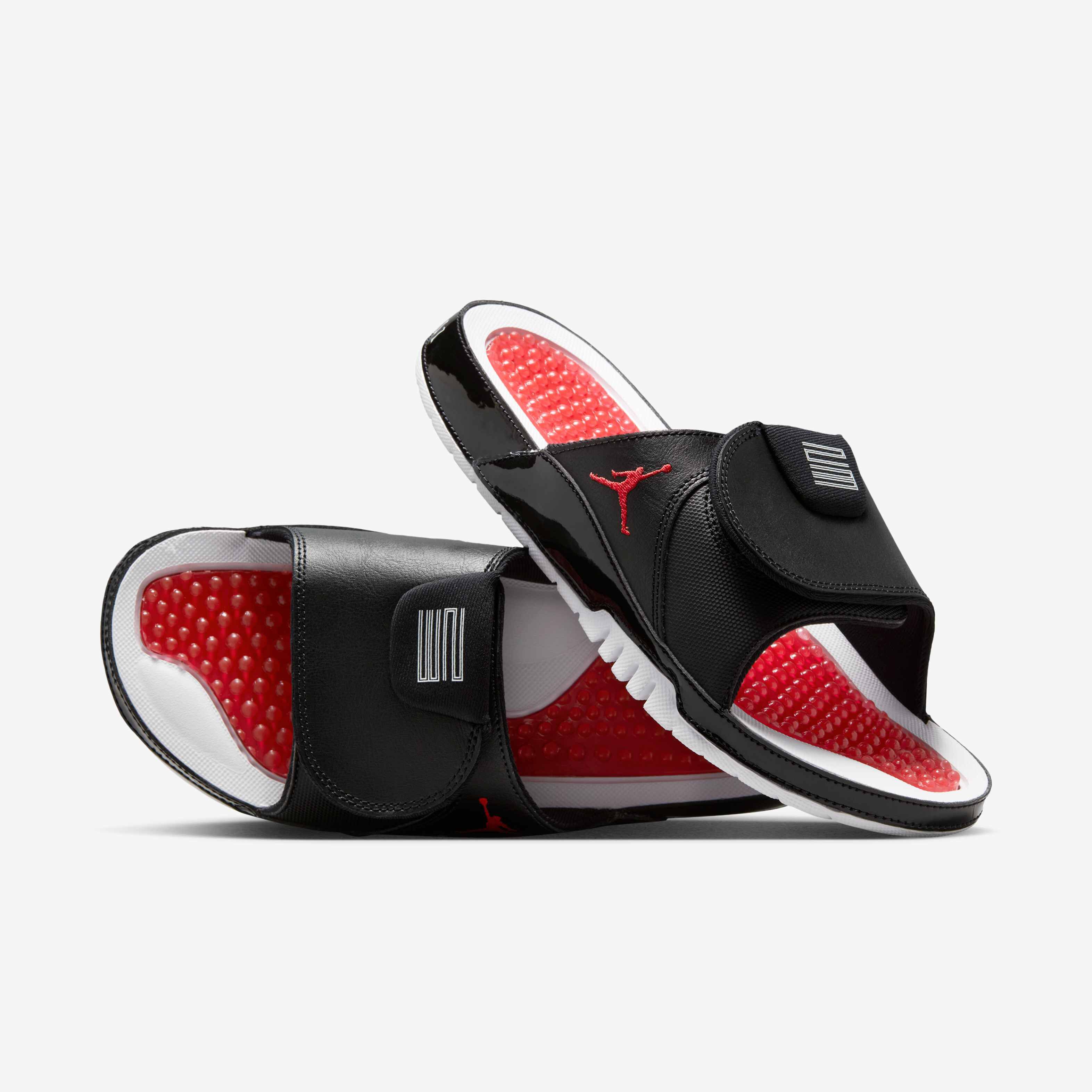 Buy Jordan Hydro XI Men's Slides - Black/Gym Red/White