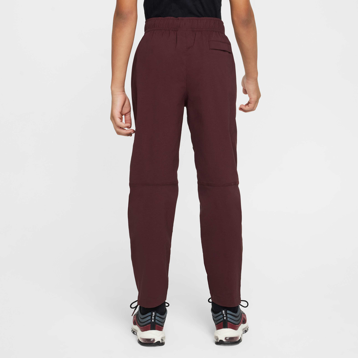 Buy Nike Tech Older Kids' (Boys') Woven Trousers - Burgundy Buy Nike Tech Older Kids' (Boys') Woven Trousers - Burgundy