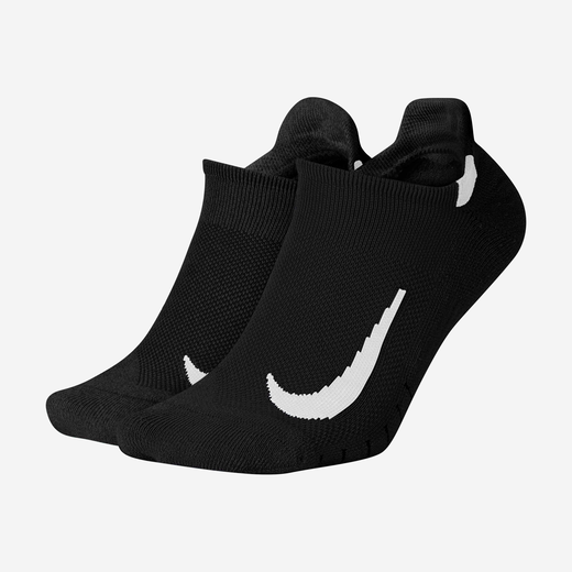 Road Running-Nike, Nike Multiplier, Running No-Show Socks (2 Pairs)