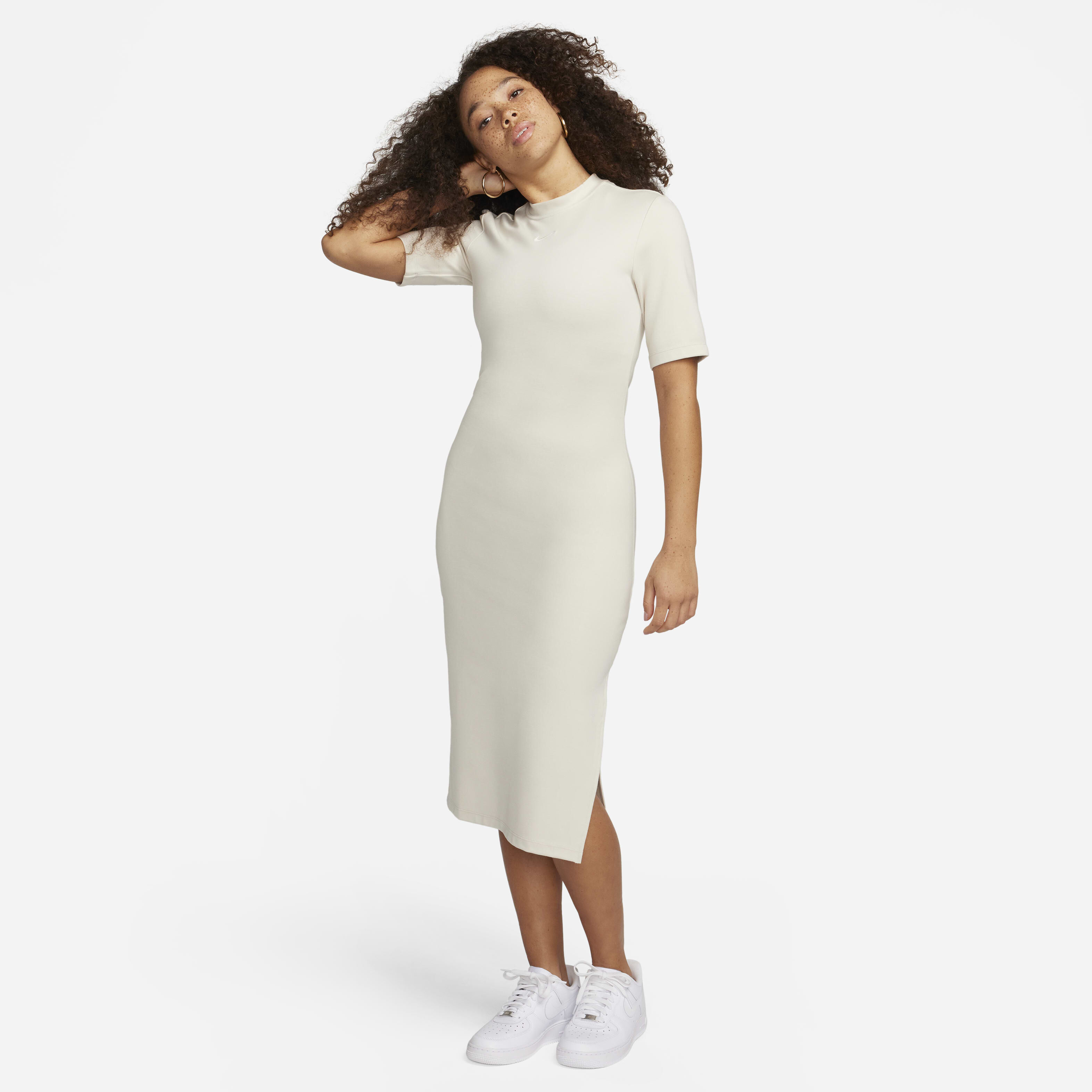Buy Nike Sportswear Essential Women s Tight Midi Dress Nike Qatar Official