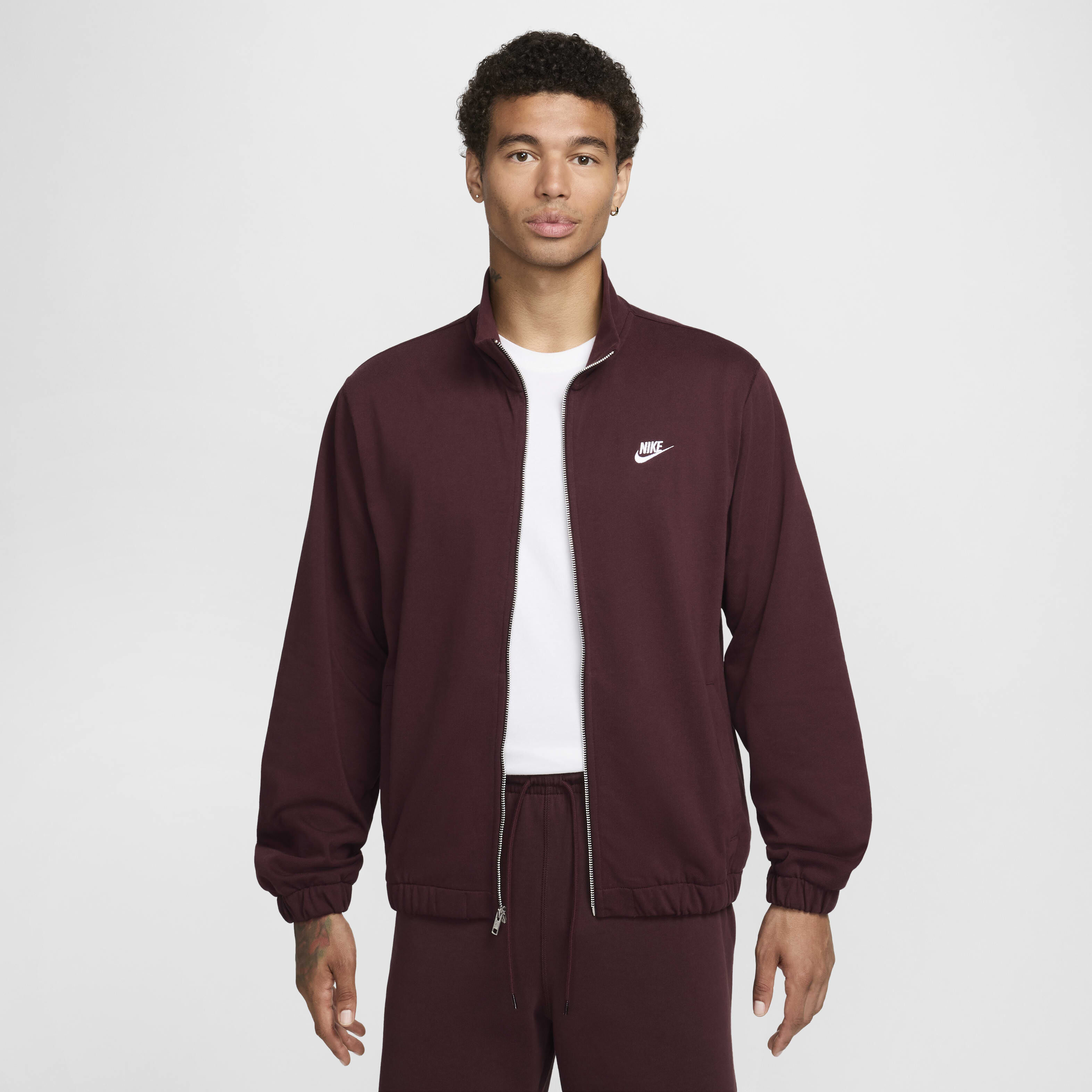 burgundy nike jacket
