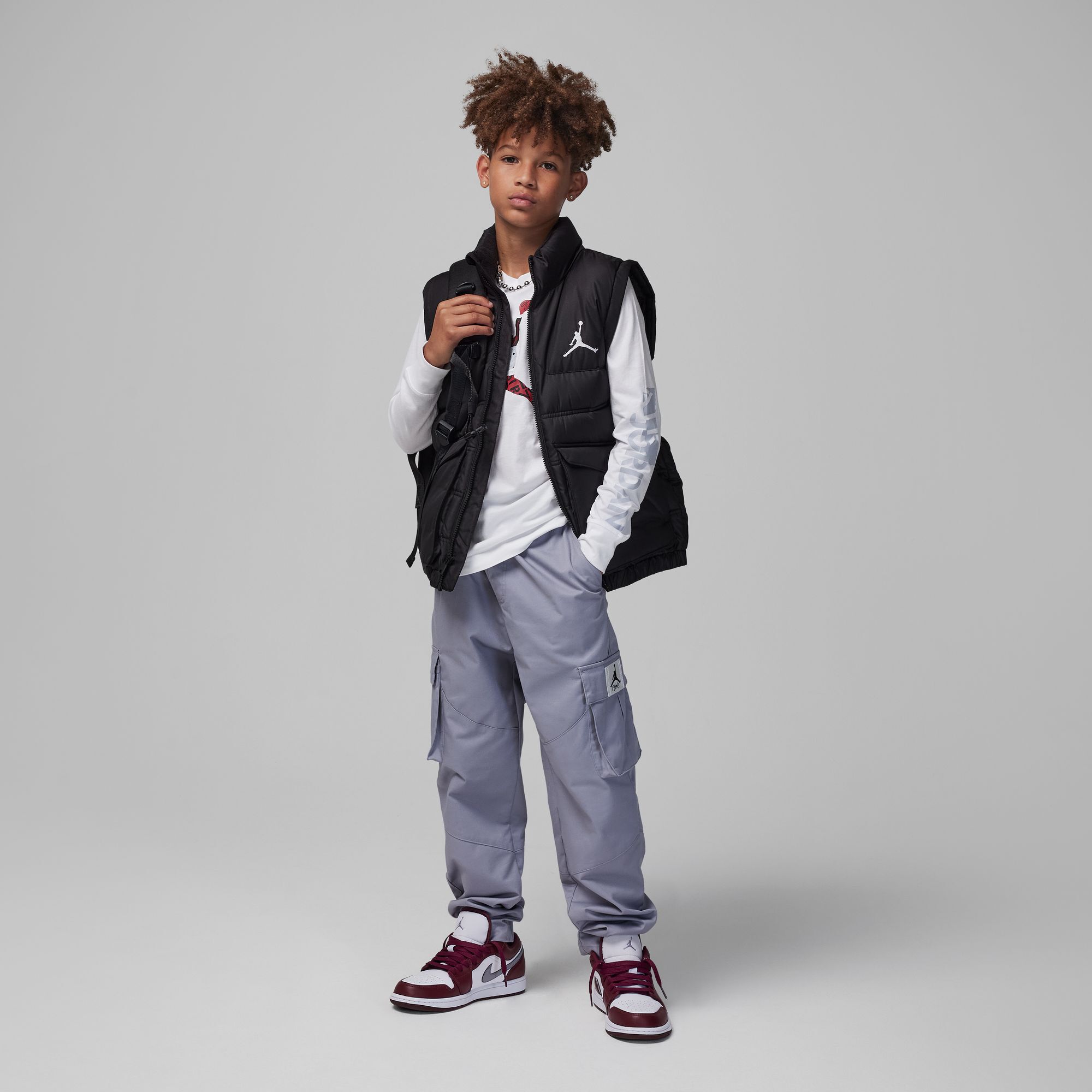 تيشيرت جوردن ليفلز بأكمام طويلة image number 3