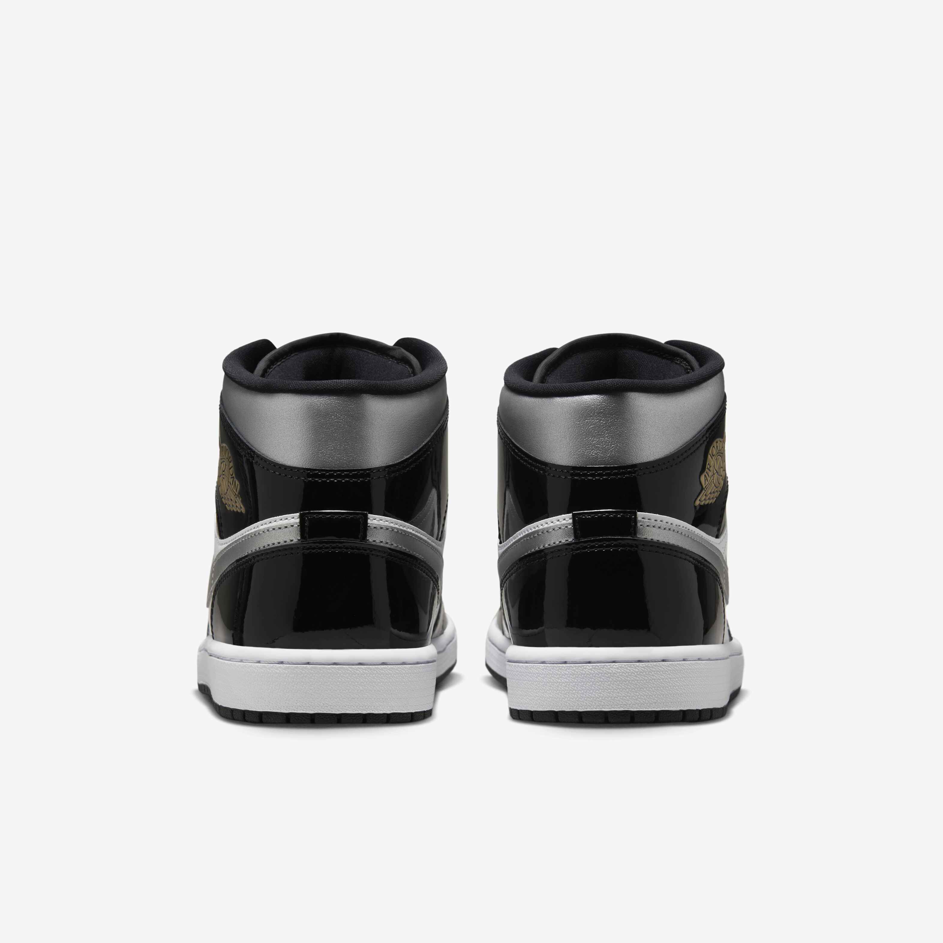 Buy Air Jordan Mid SE Men's Shoes Black/White/Metallic Gold