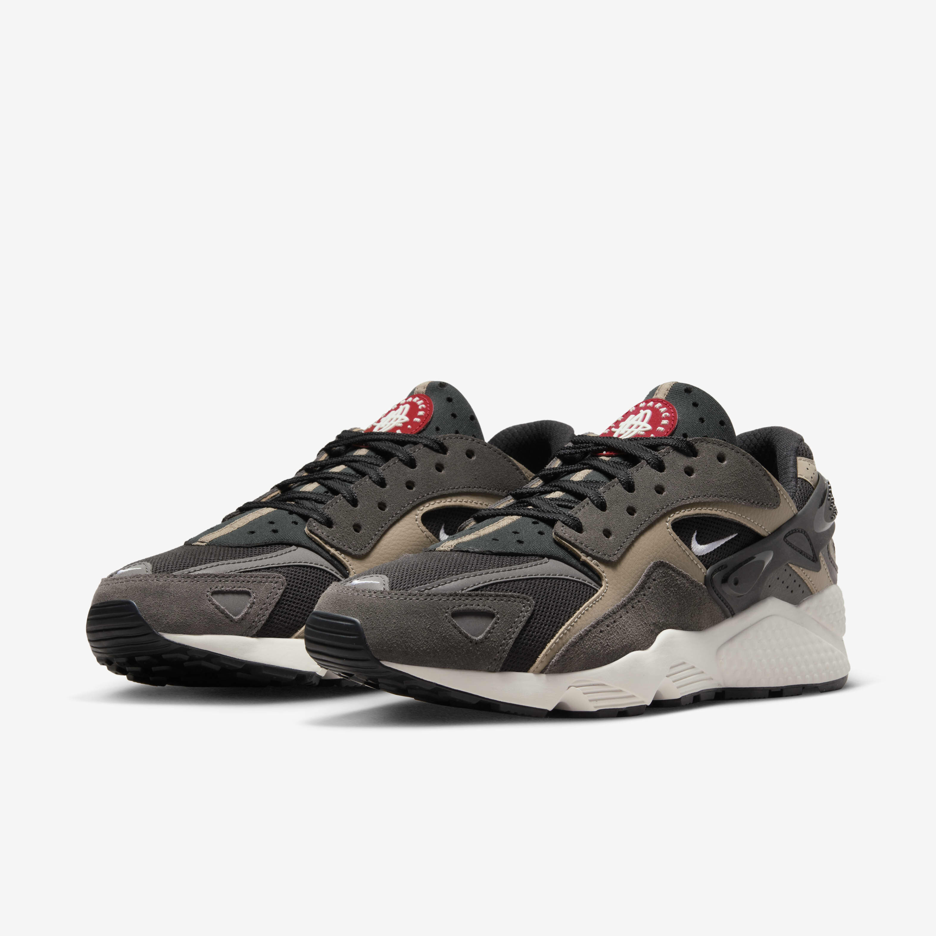 Buy Nike Air Huarache Runner Men's Shoes - Black/Medium Ash